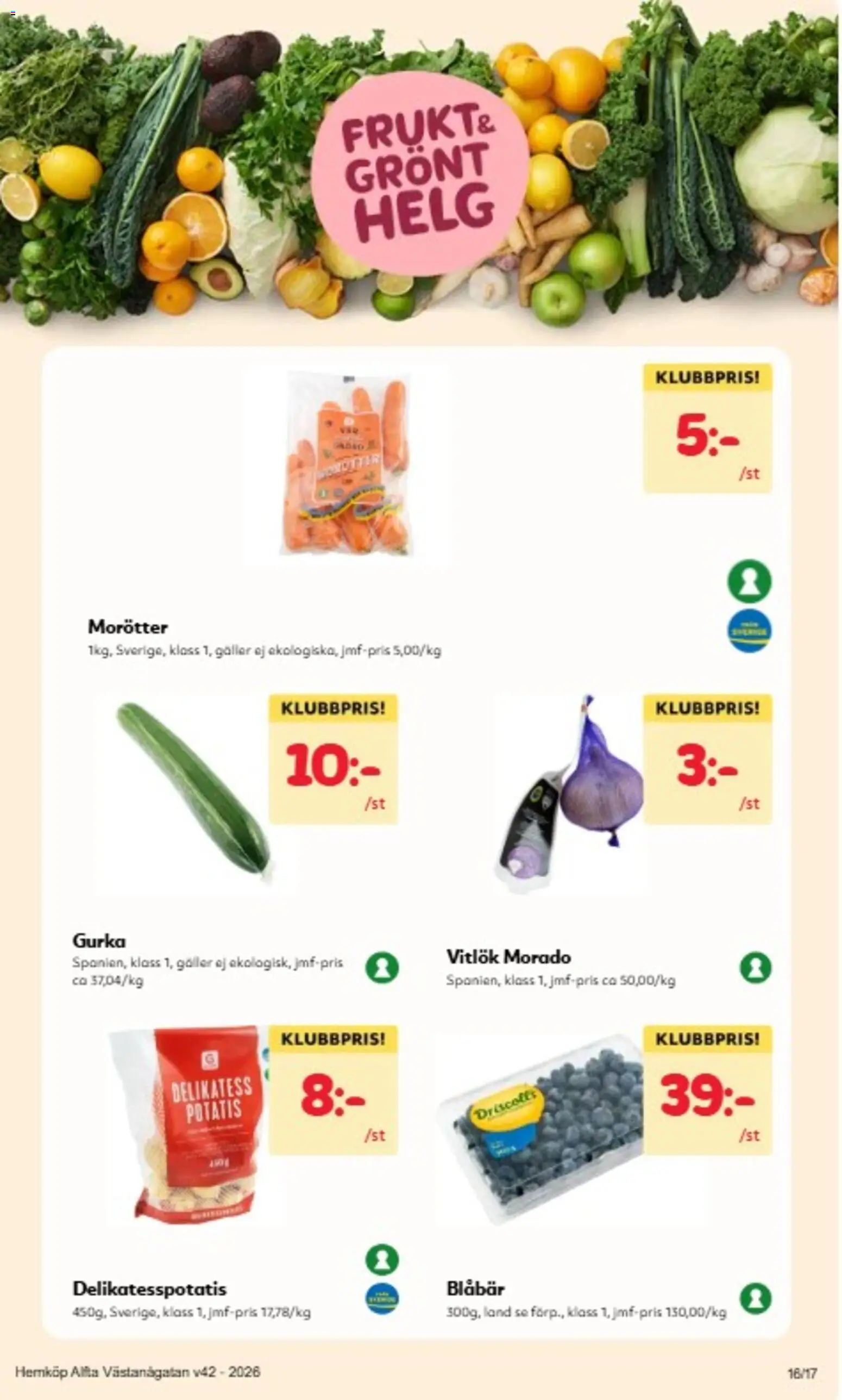 Hemköp erbjudanden Reklamblad in Sverige
