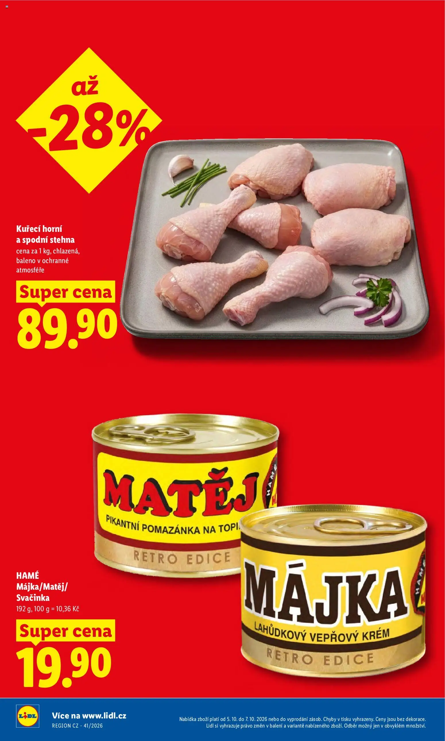 Lidl leták Leták in Česko