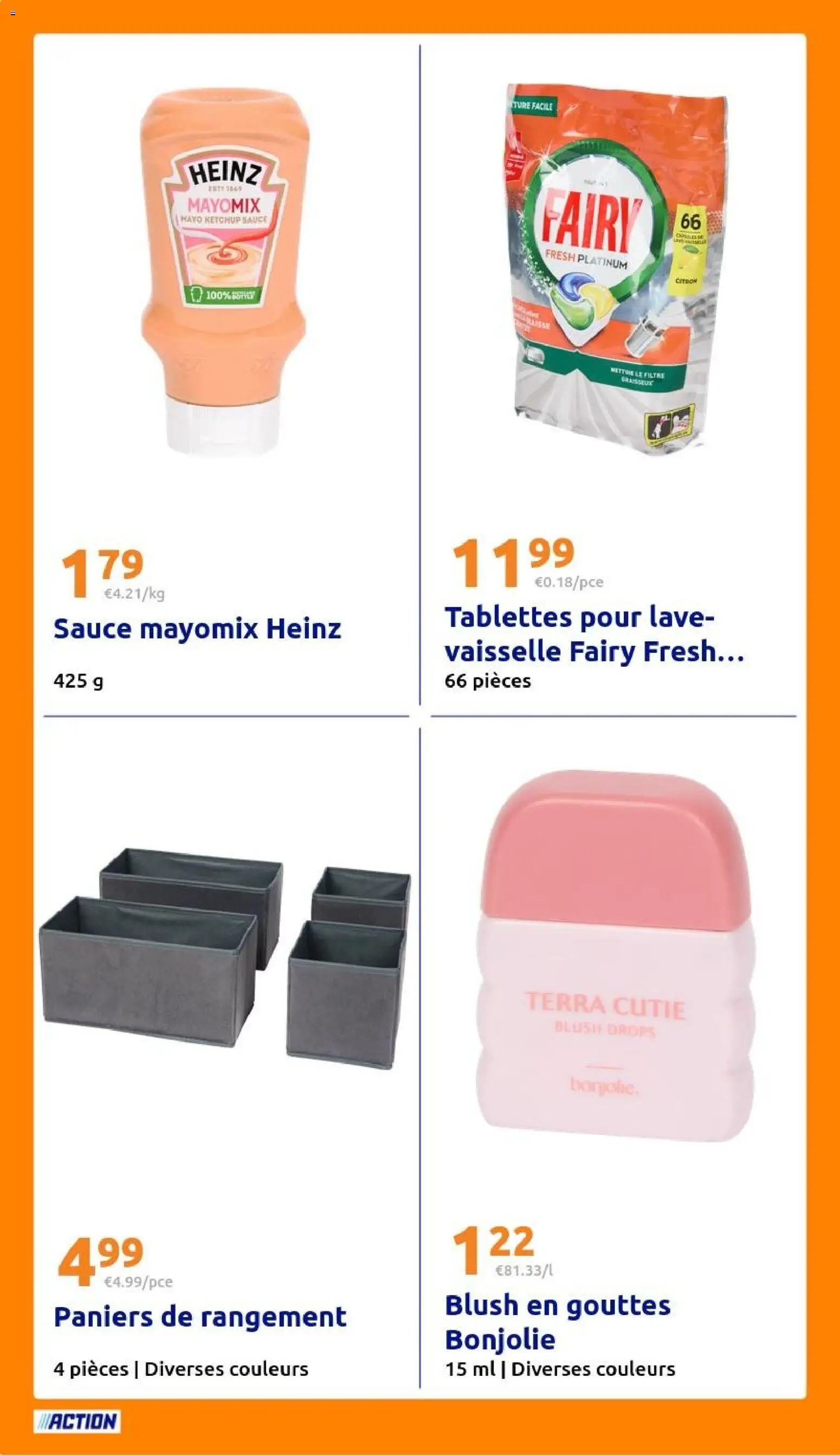 Action catalogue Catalogue in France