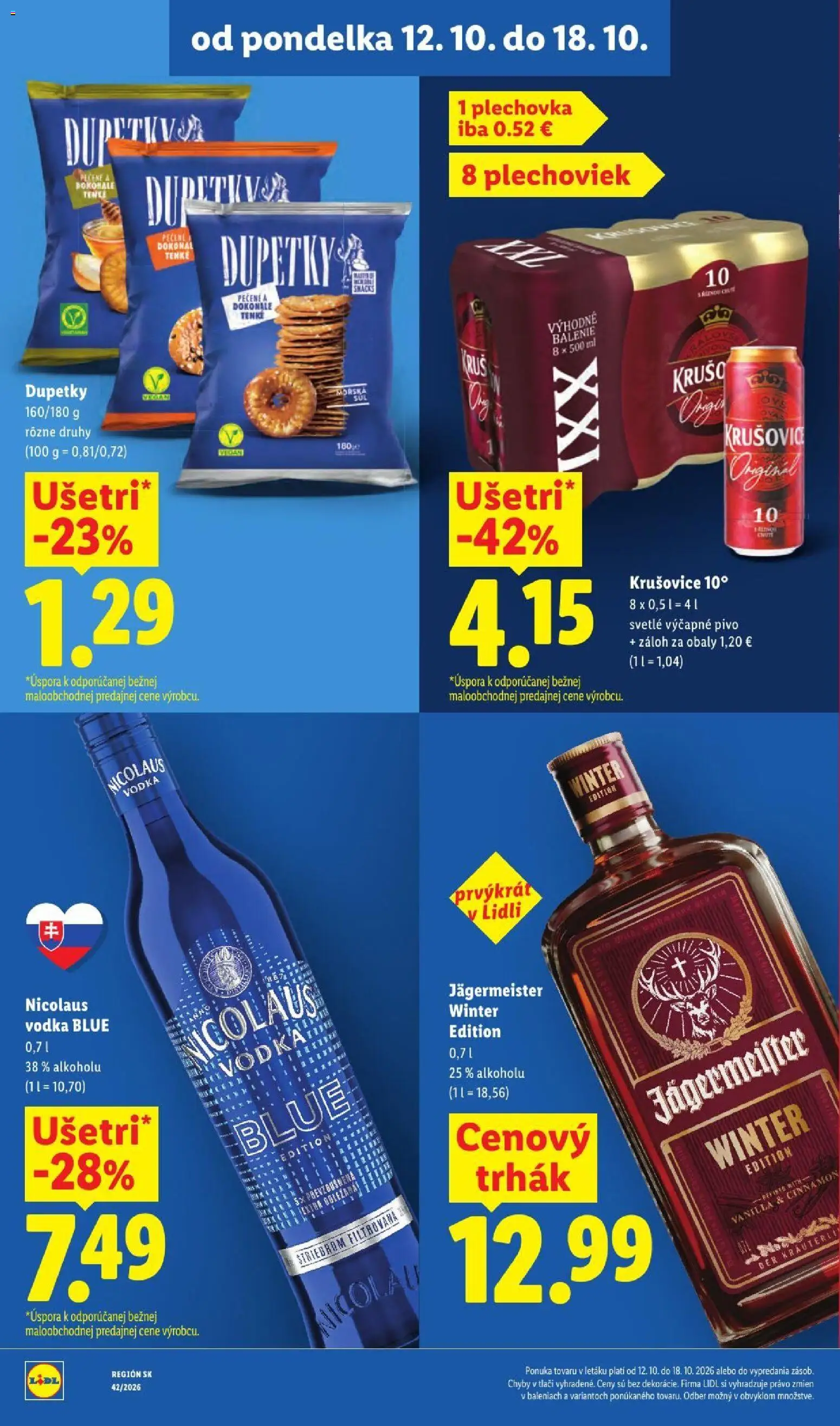 Lidl leták Leták in Slovensko