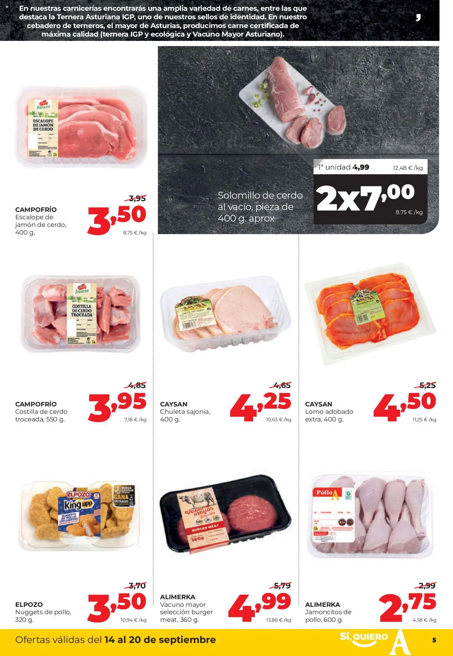 Alimerka folleto Folleto in España