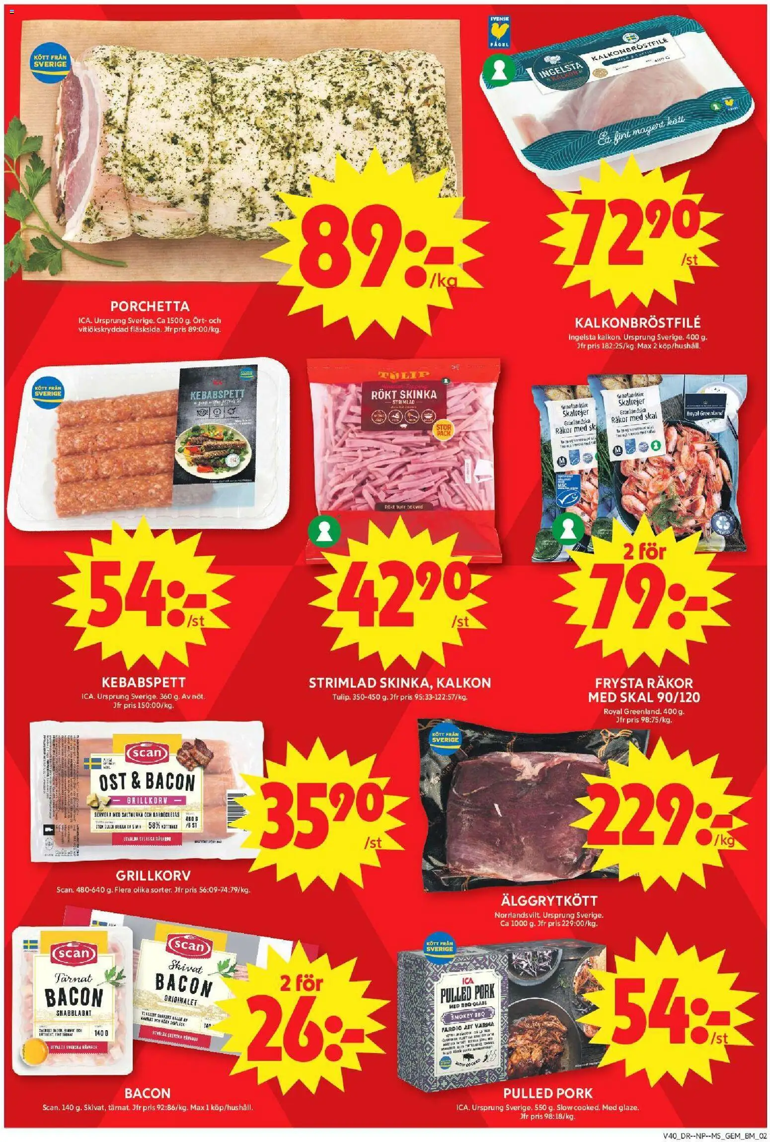 ICA Maxi erbjudanden Reklamblad in Sverige
