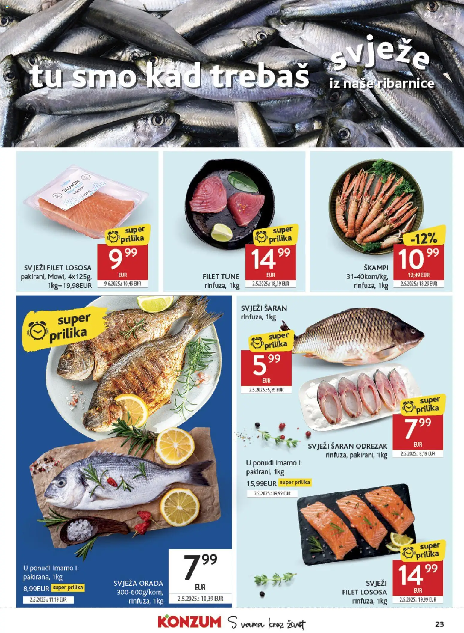 Konzum HR akciós újság Akciós újság in Magyarország