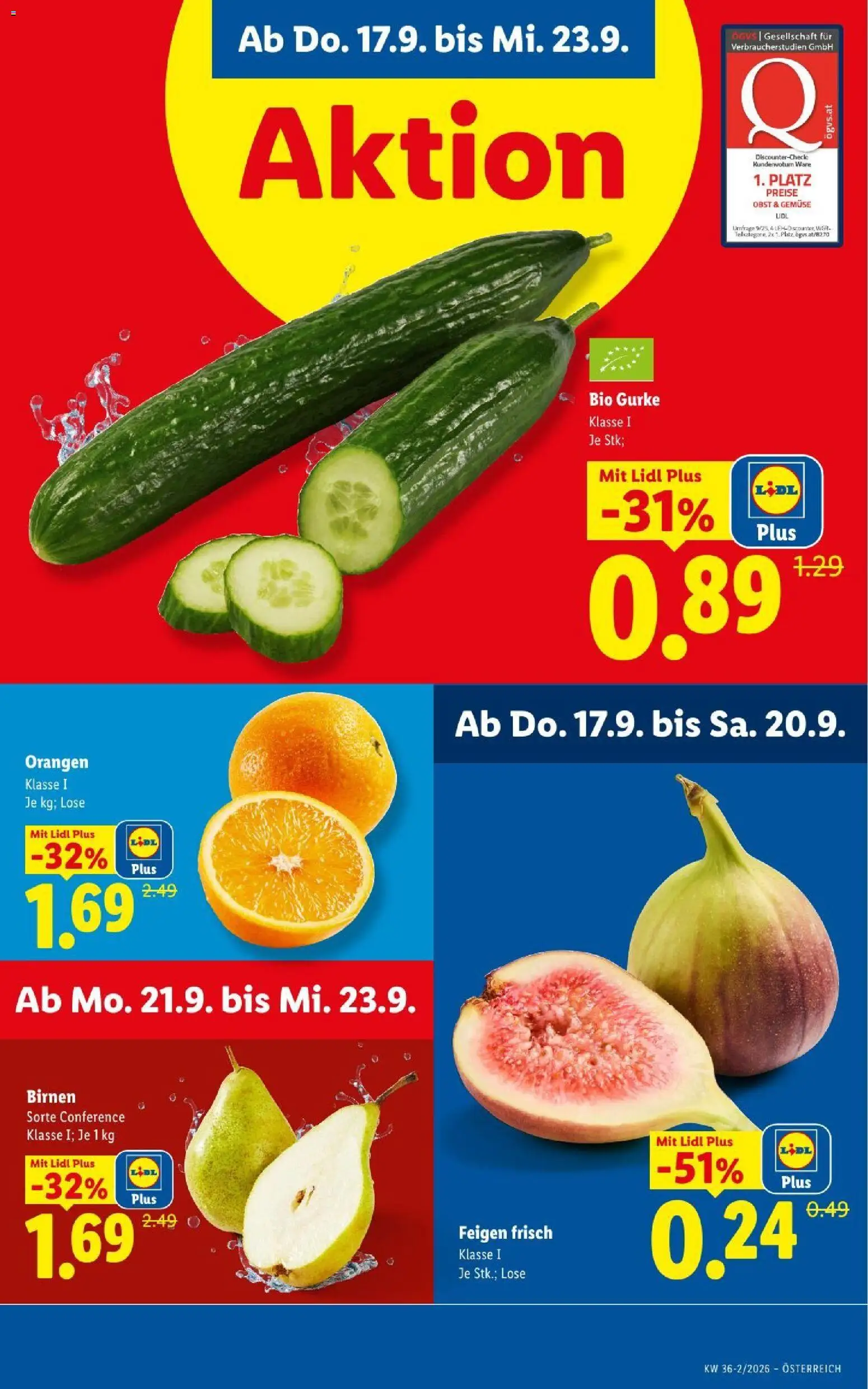 Lidl - Flugblatt Flugblatt in Österreich