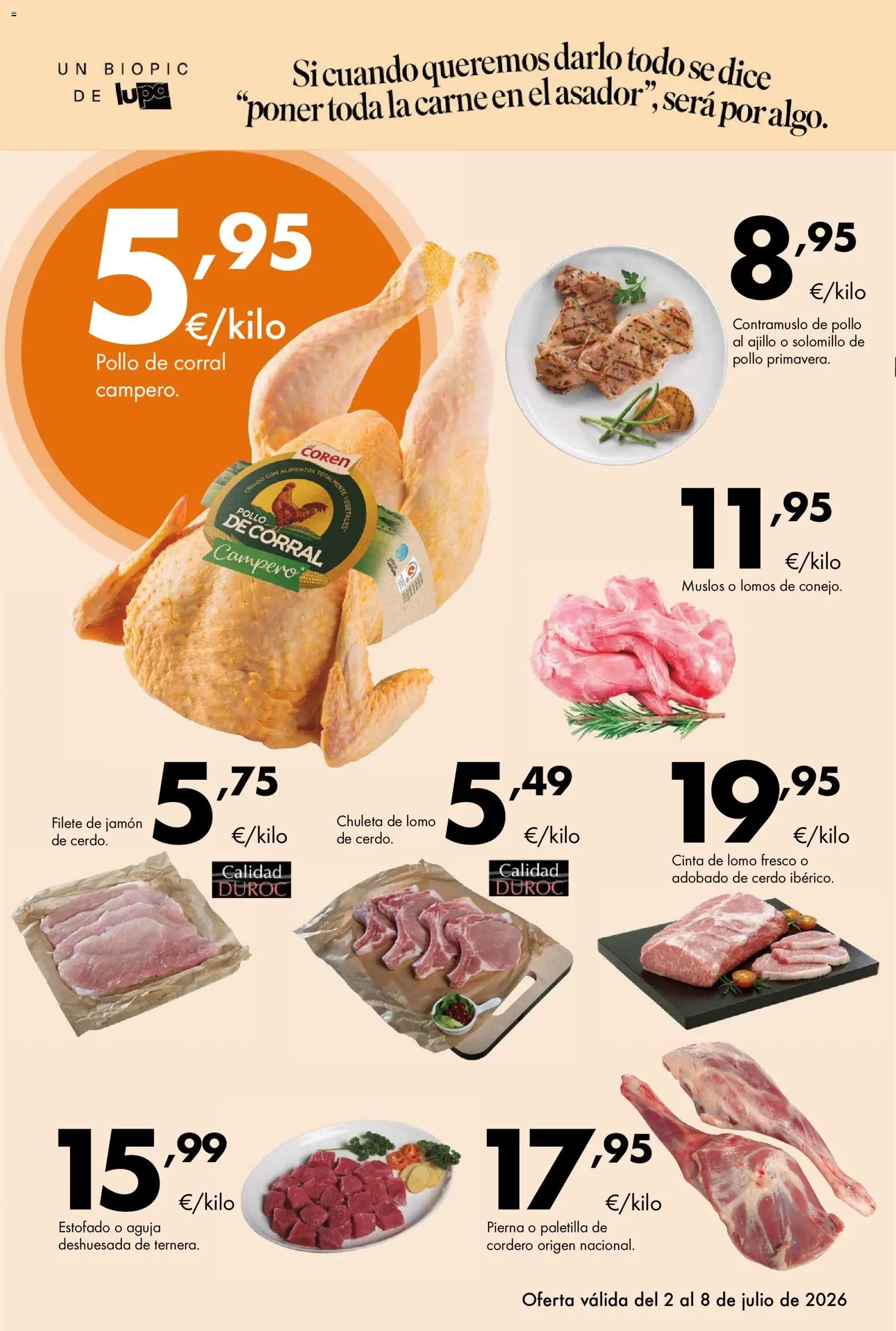 Lupa Supermercados folleto desde 02/07/2026 | ¿Cómo obtener un descuento limitado? ¡Ahorra hoy mismo! | España