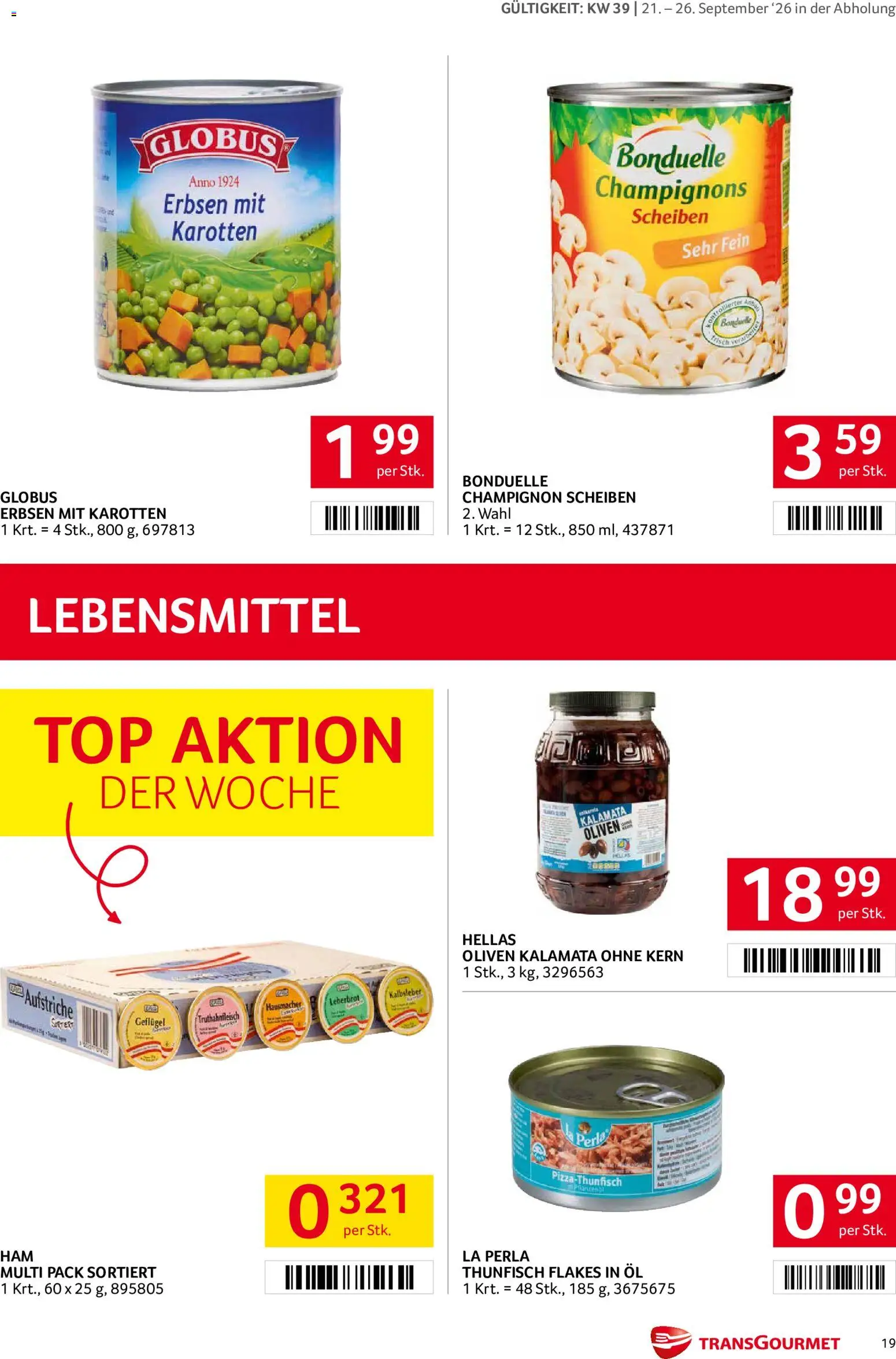 Transgourmet Flugblatt Flugblatt in Österreich