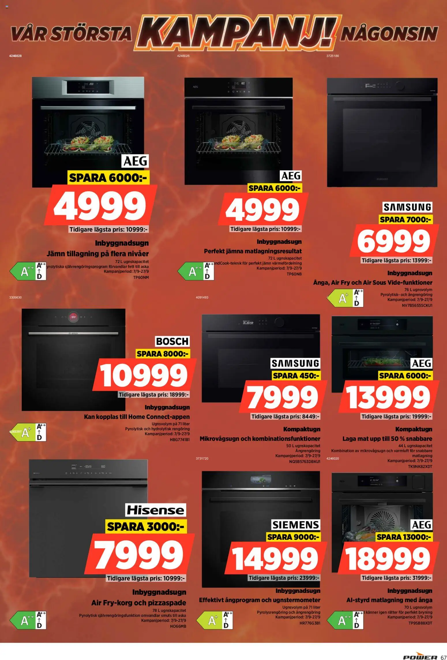 Power erbjudanden Reklamblad in Sverige