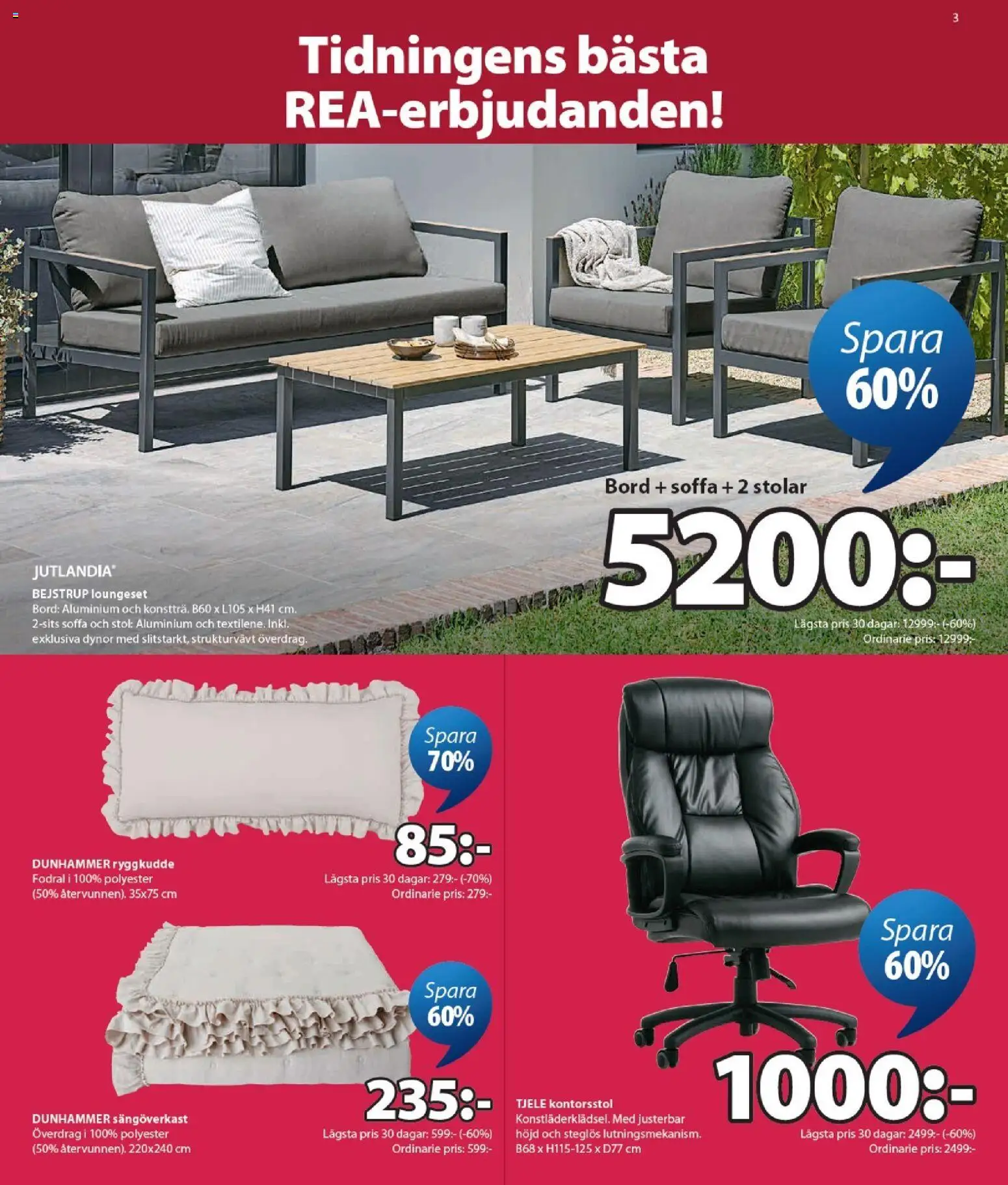 Nuvarande JYSK erbjudanden från 📣 29/06/2026 - 26/07/2026 📣 | Sverige