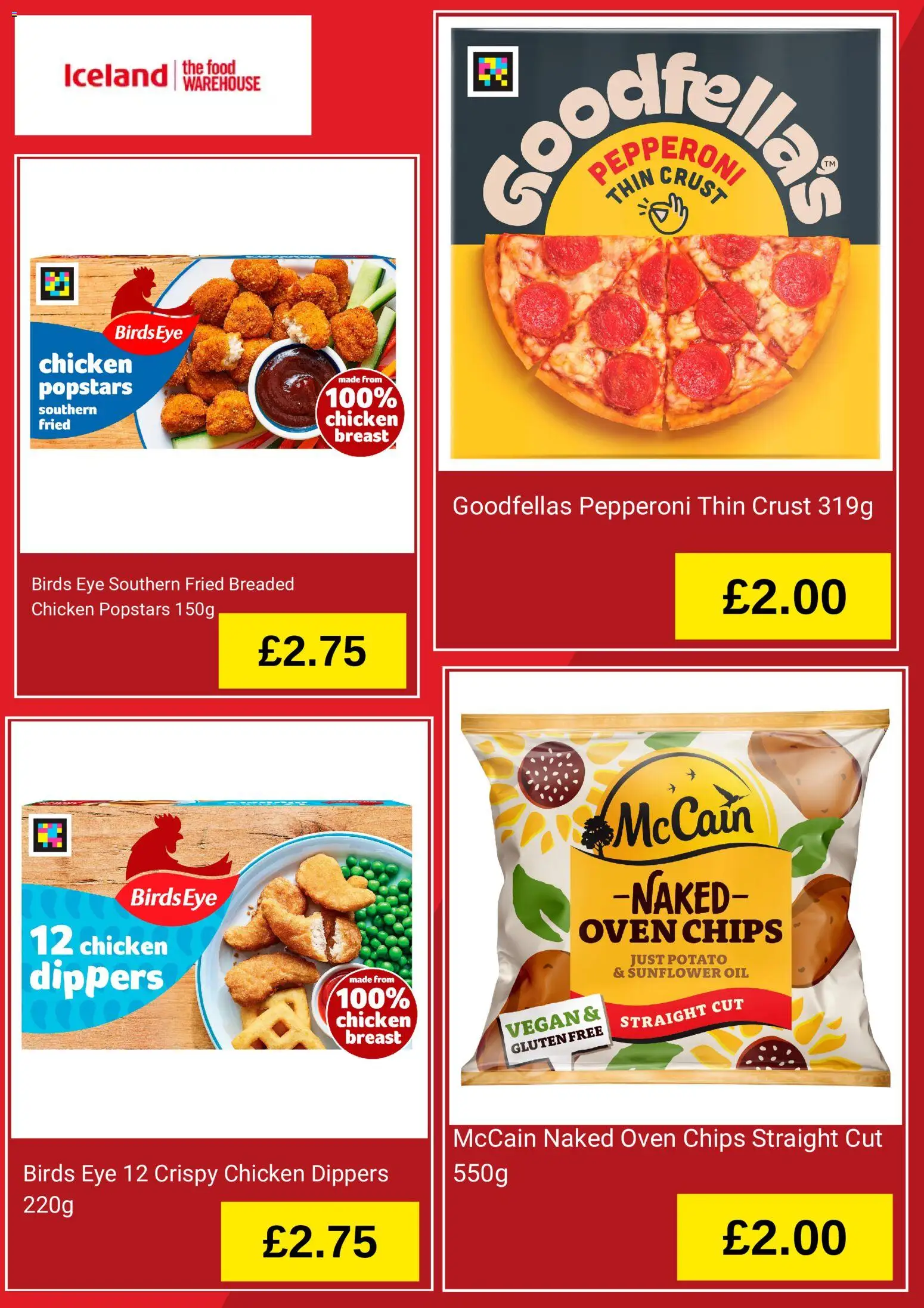 Iceland - sale Leaflet in United Kingdom