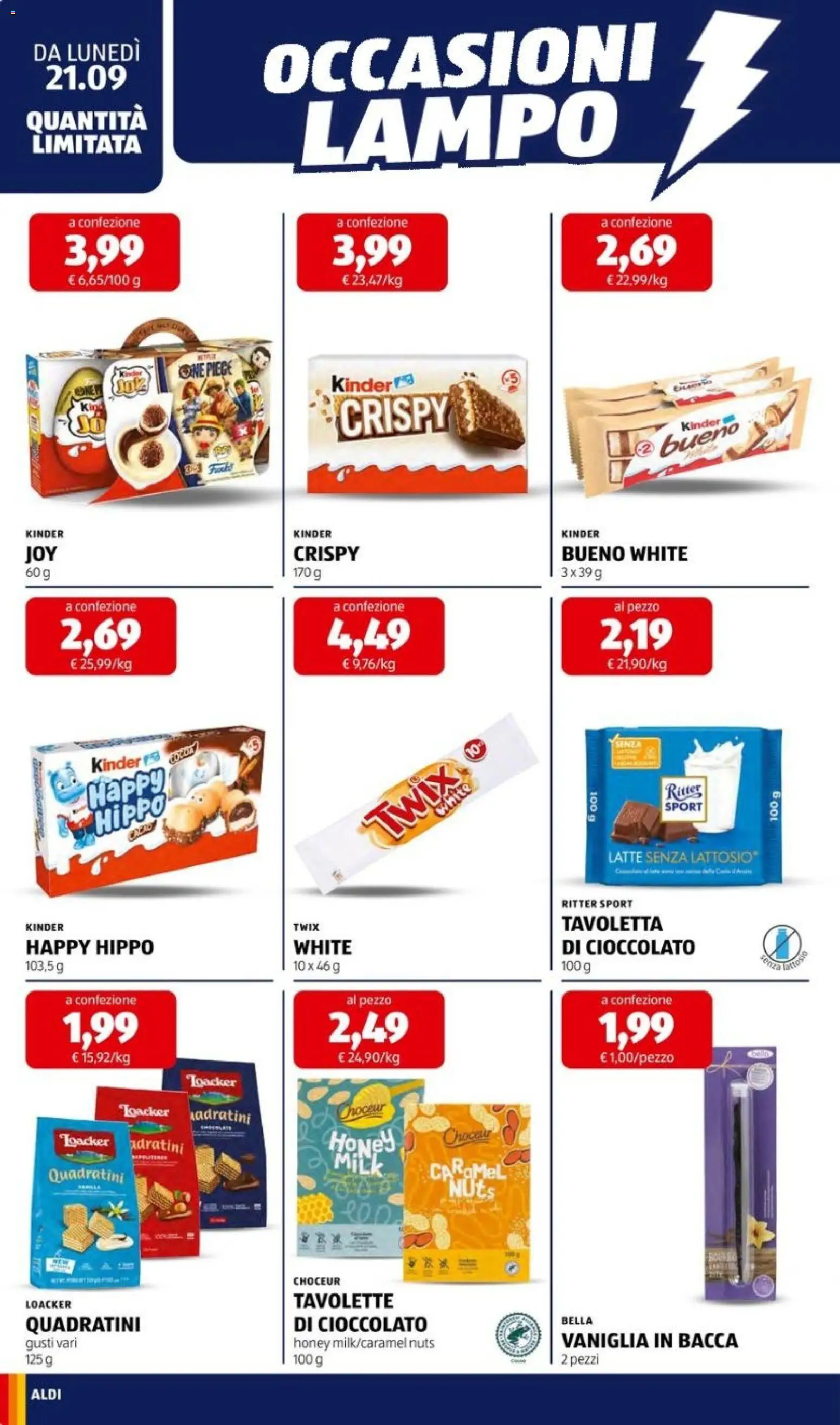 Aldi volantino Volantino in Italy