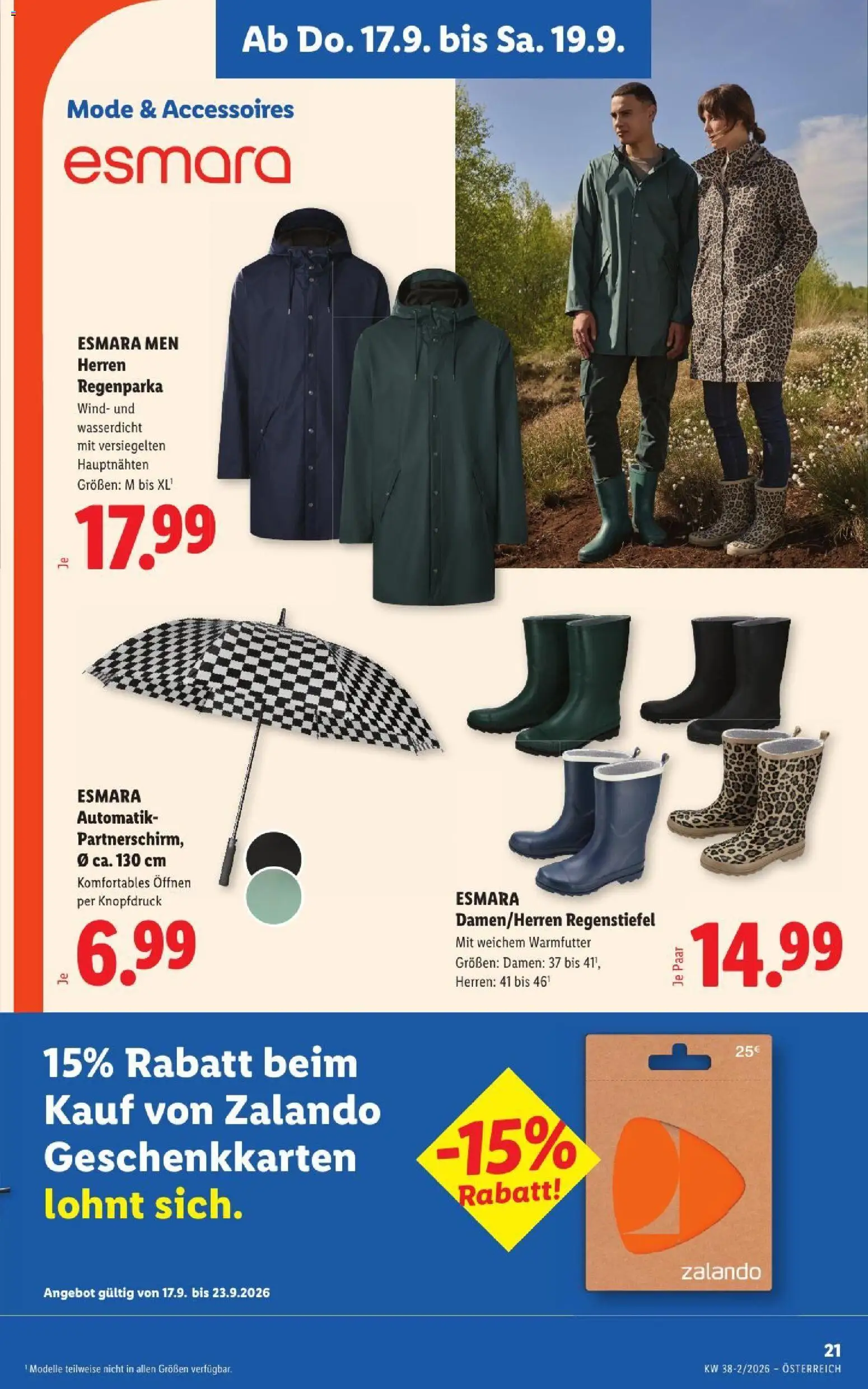 Lidl - Flugblatt Flugblatt in Österreich