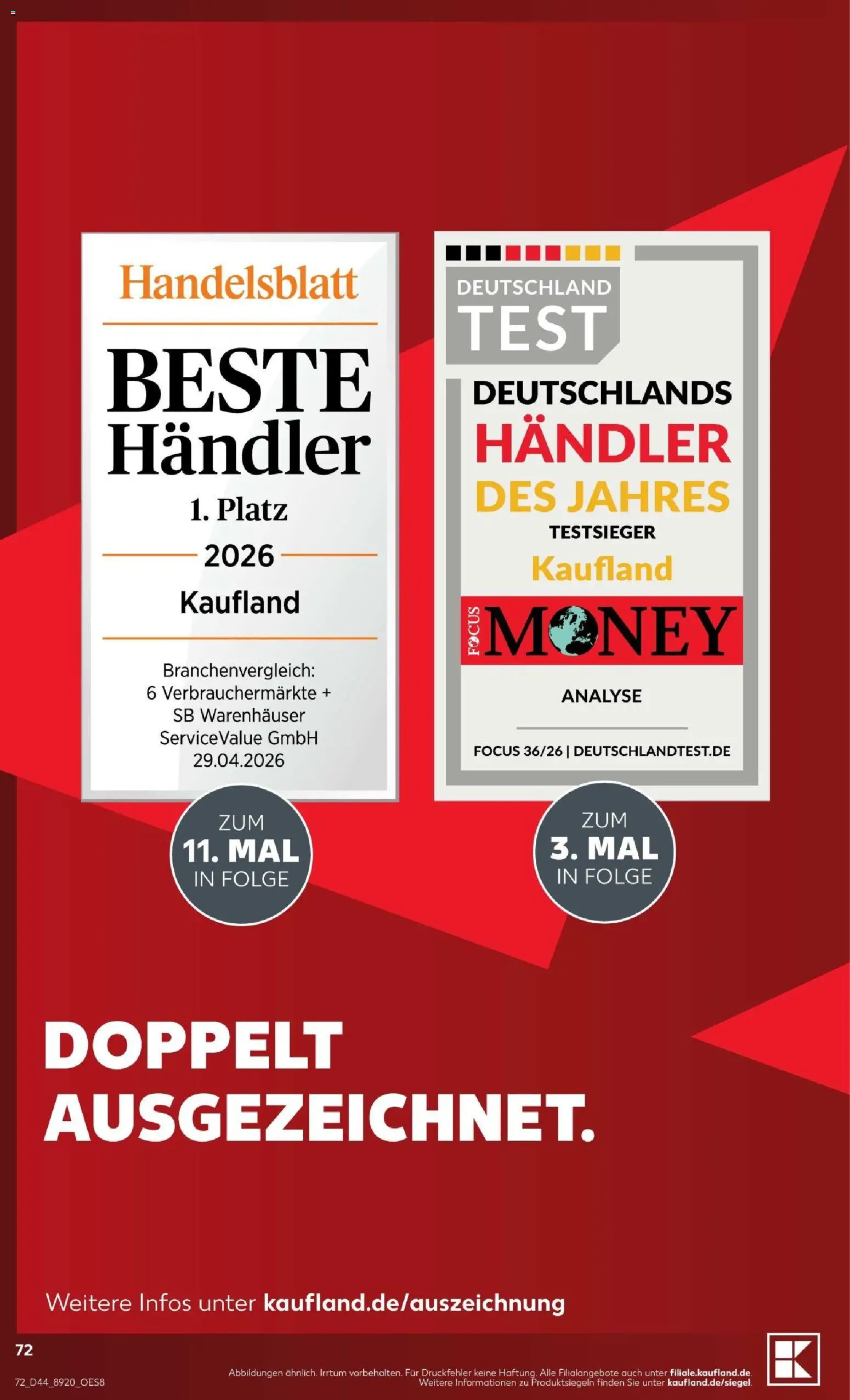 Kaufland Prospekt Prospekt in Deutschland