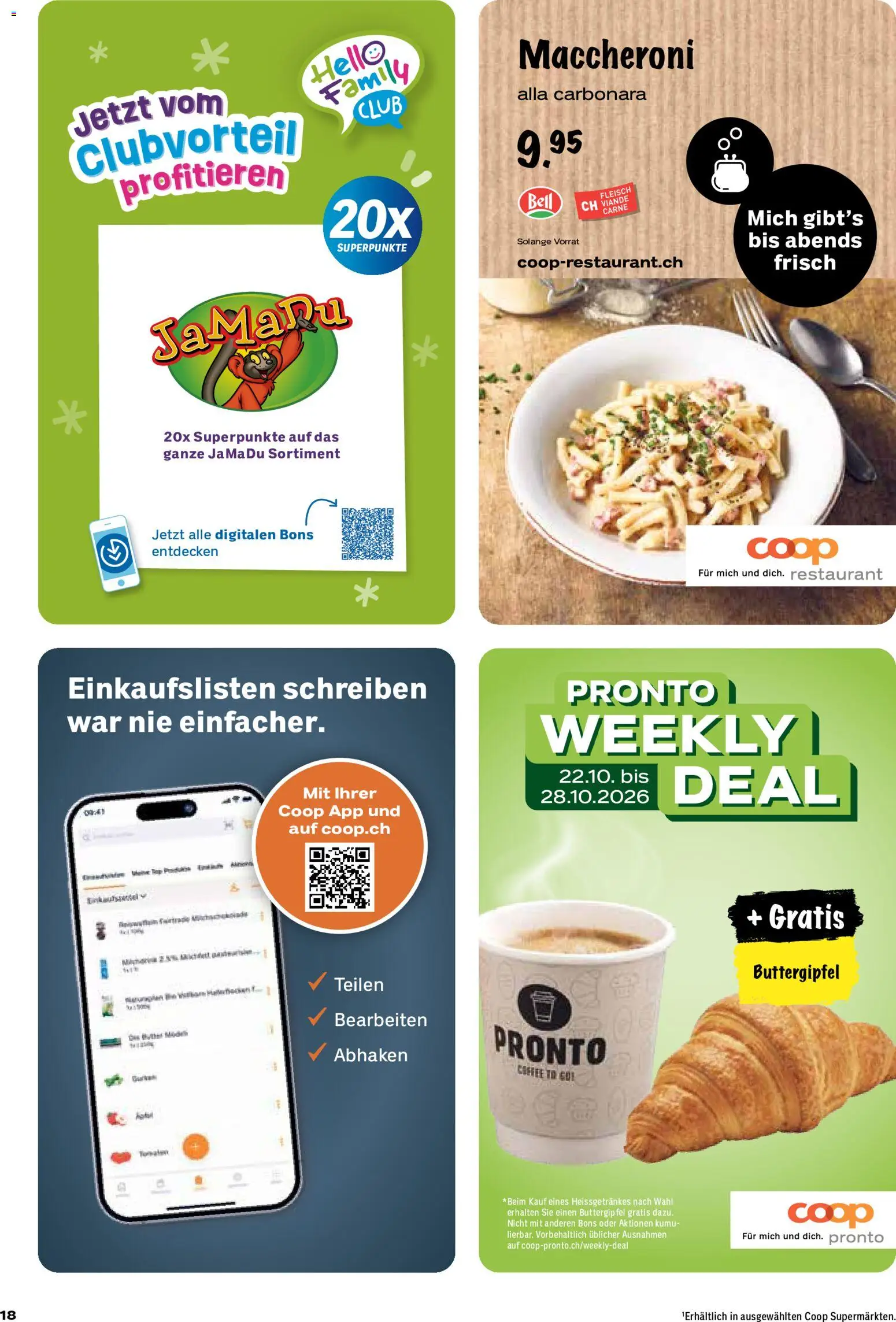 Coop aktionen Prospekt in Schweiz