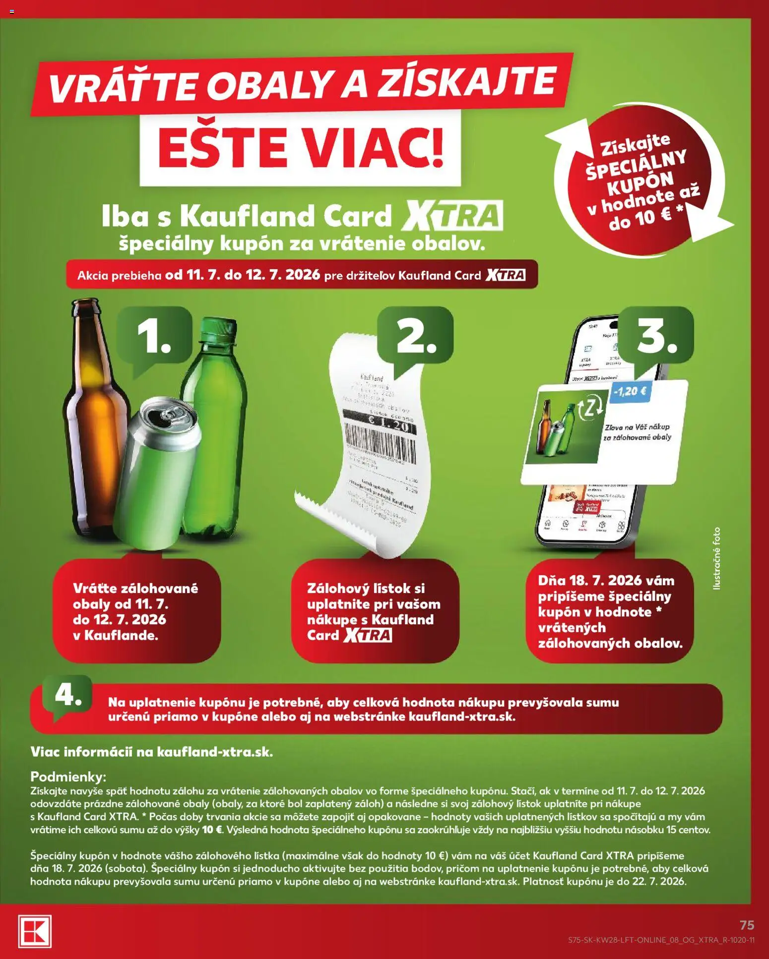 Leták KAUFLAND od štvrtka ( 09.07.2026 online ) --> prelistovať teraz | Slovensko