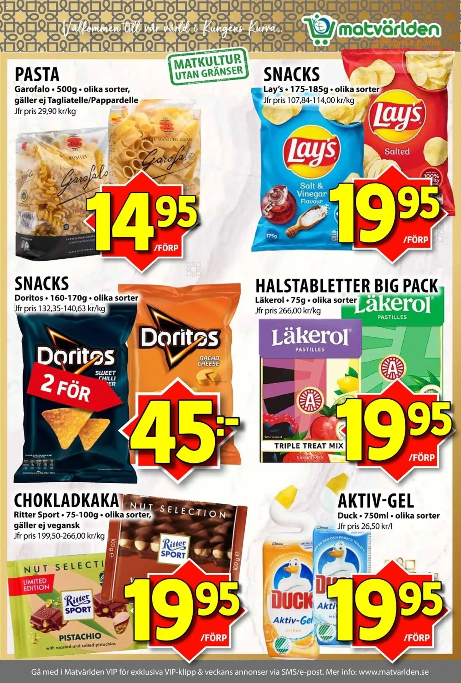Matvärlden erbjudanden Reklamblad in Sverige