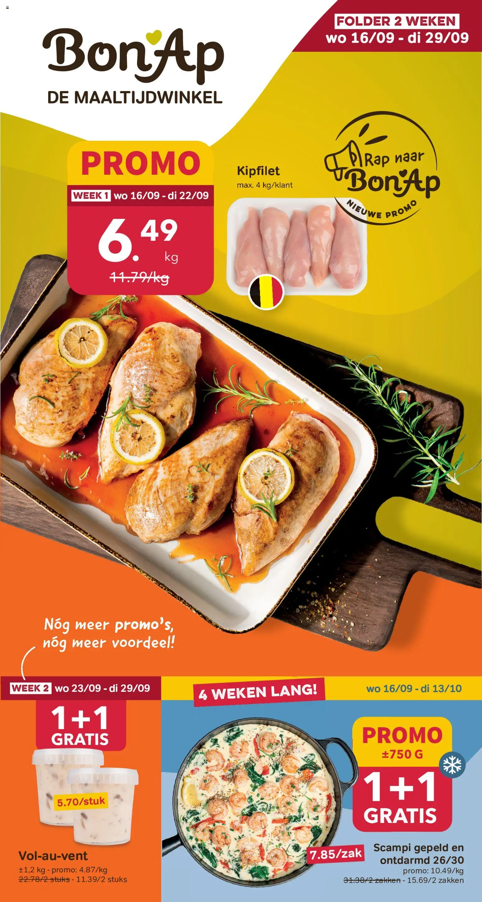Bon Ap folder/publicité Folder in België