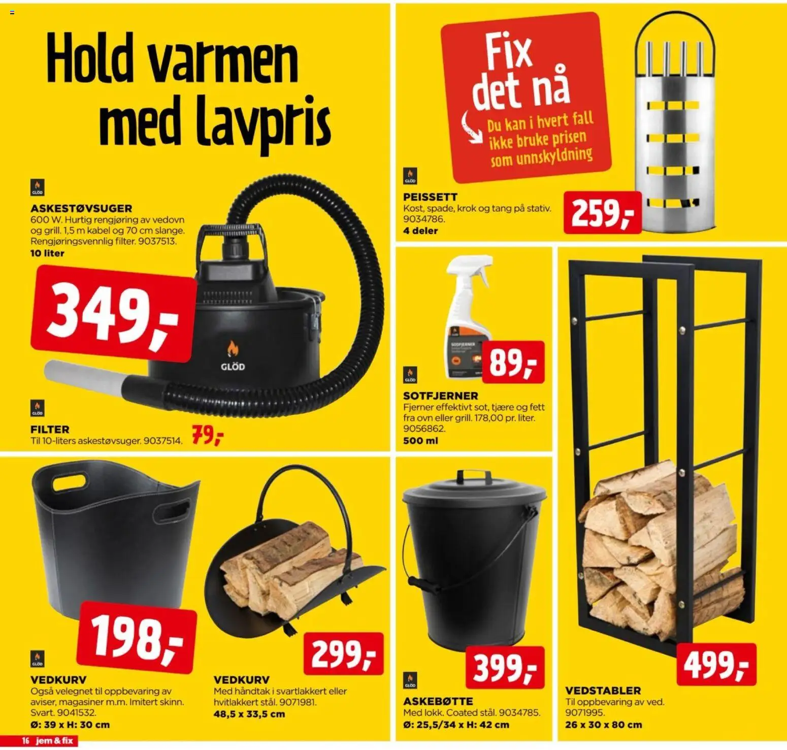 Jem & Fix kundeavis Kundeavis in Norge