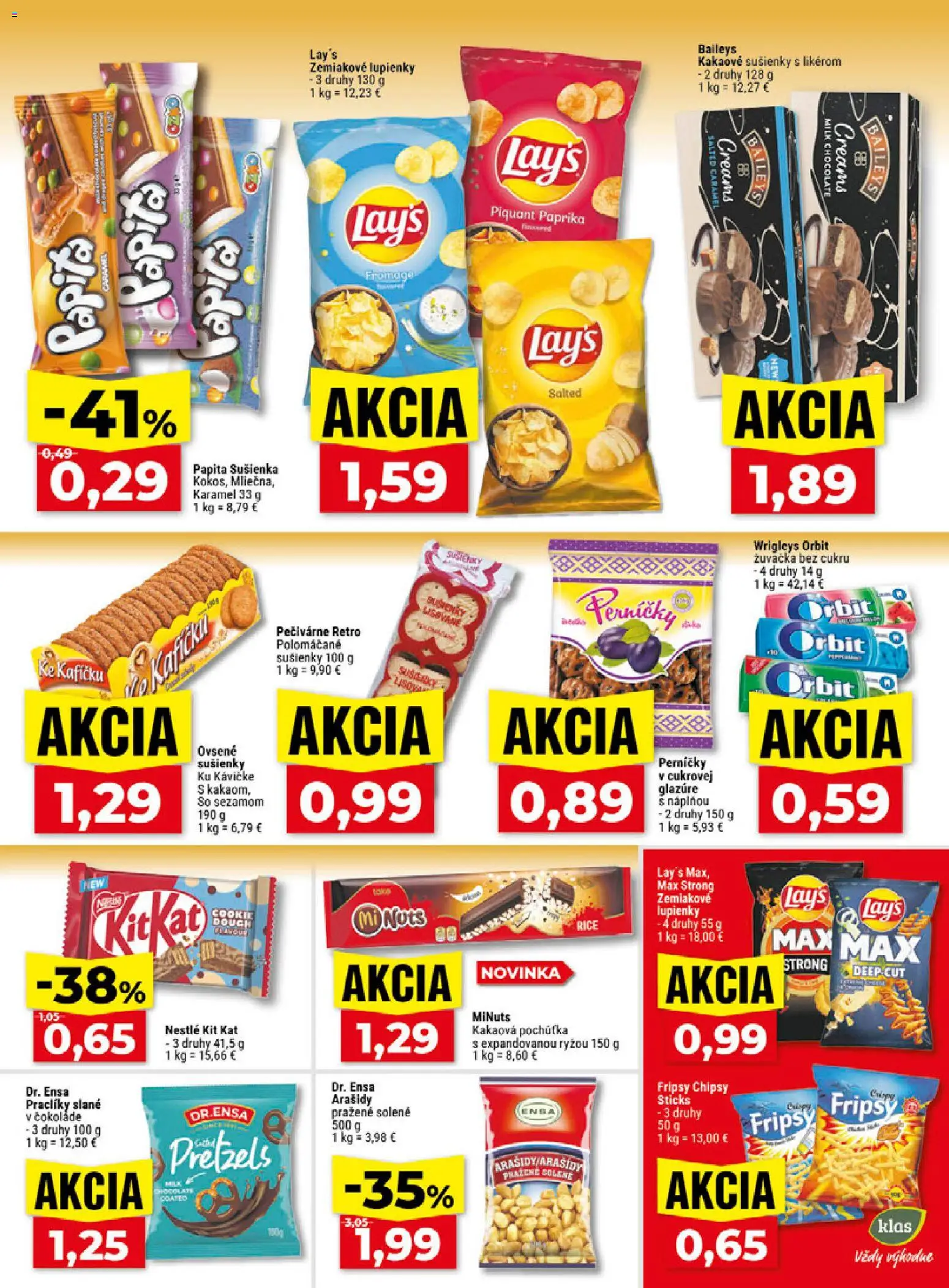 Klas leták Leták in Slovensko