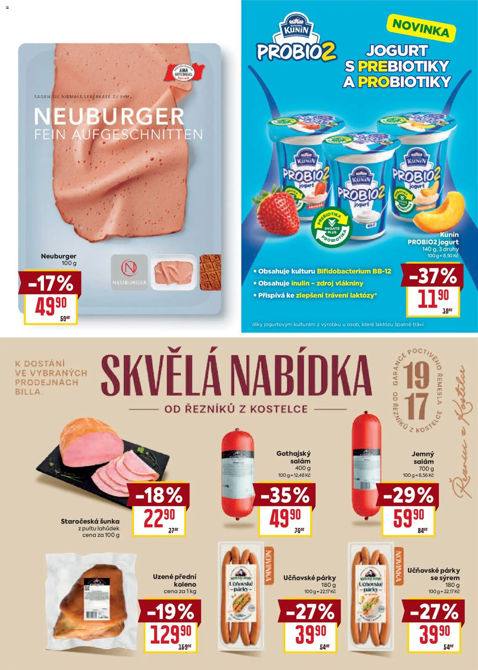 Billa Velký leták Leták in Česko