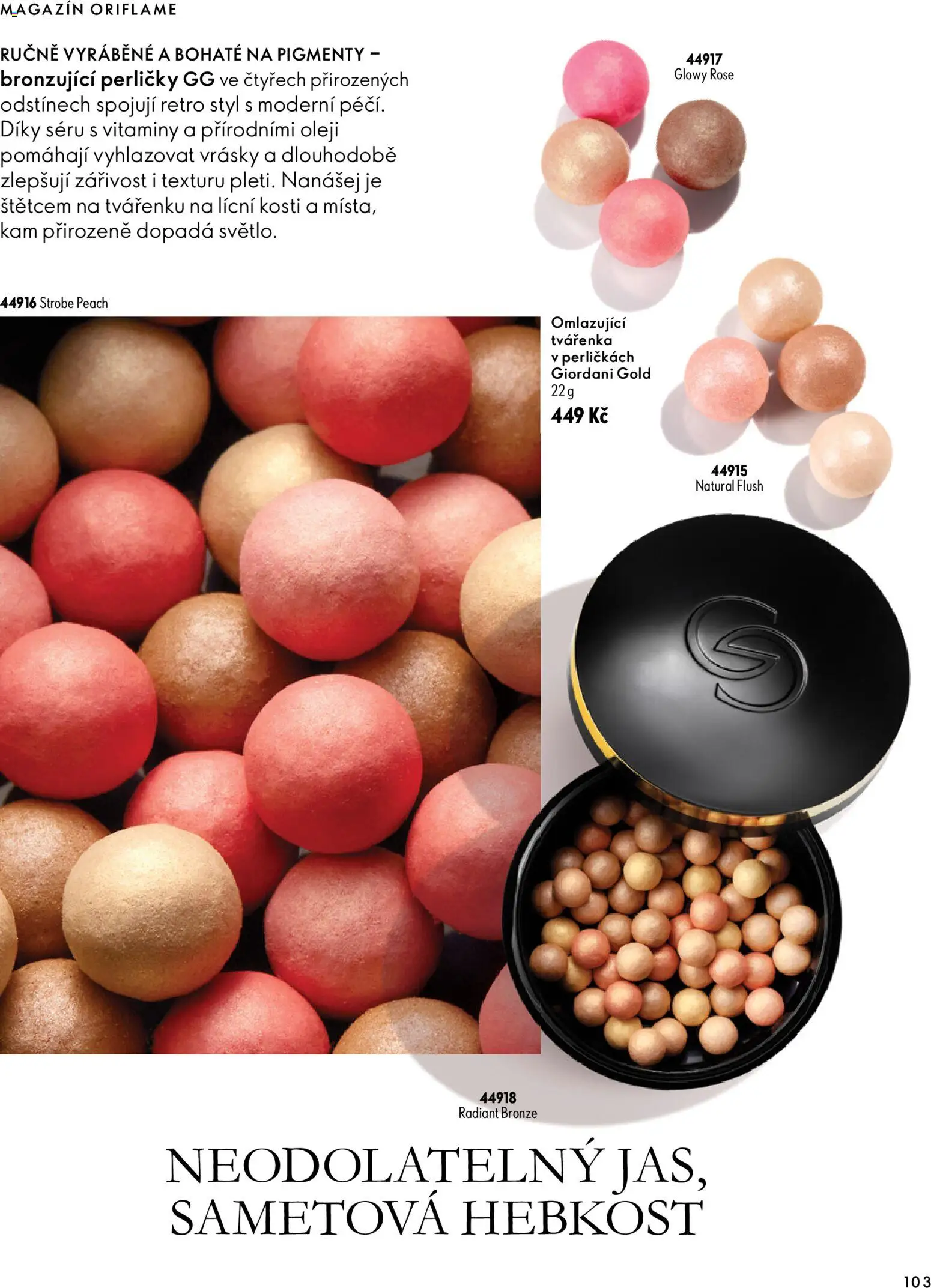 Oriflame katalog Novage+ Proceuticals Leták in Česko
