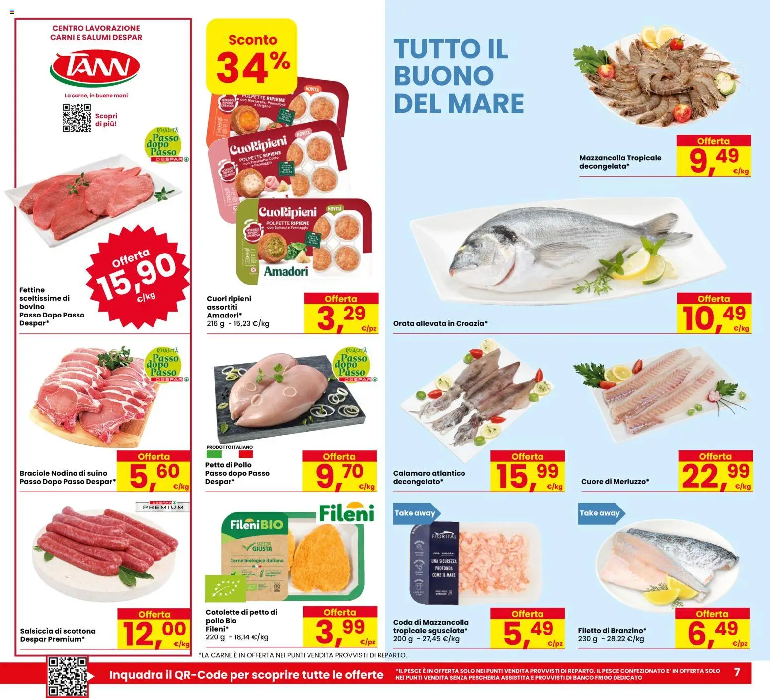 Eurospar volantino Volantino in Italy