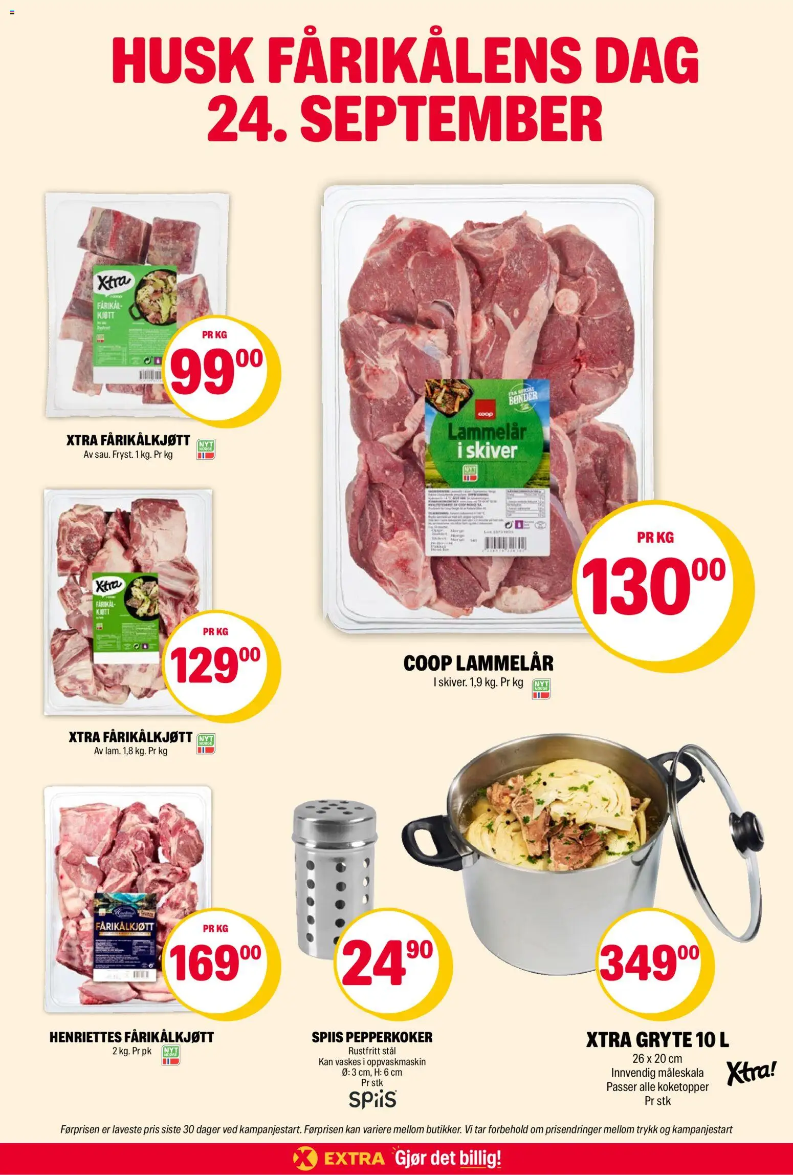 Coop Extra kundeavis Kundeavis in Norge