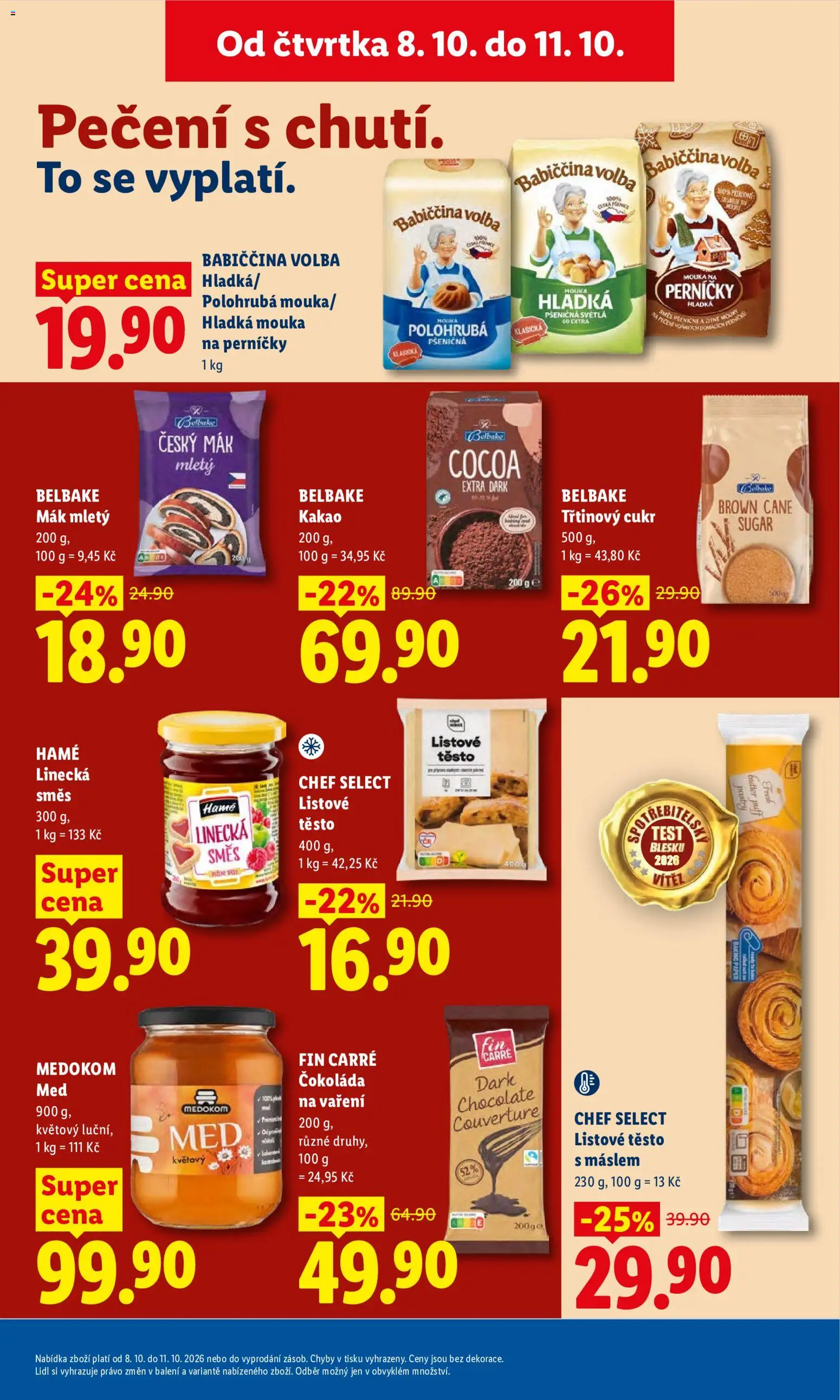 Lidl leták Leták in Česko