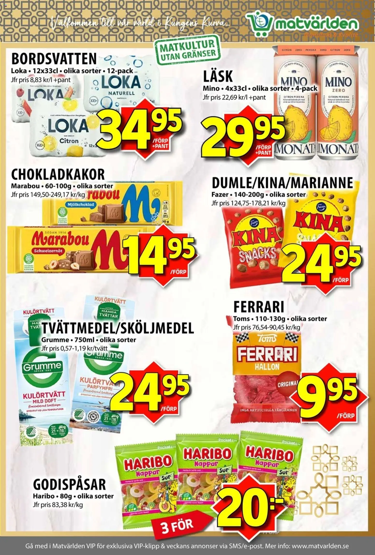 Matvärlden erbjudanden Reklamblad in Sverige