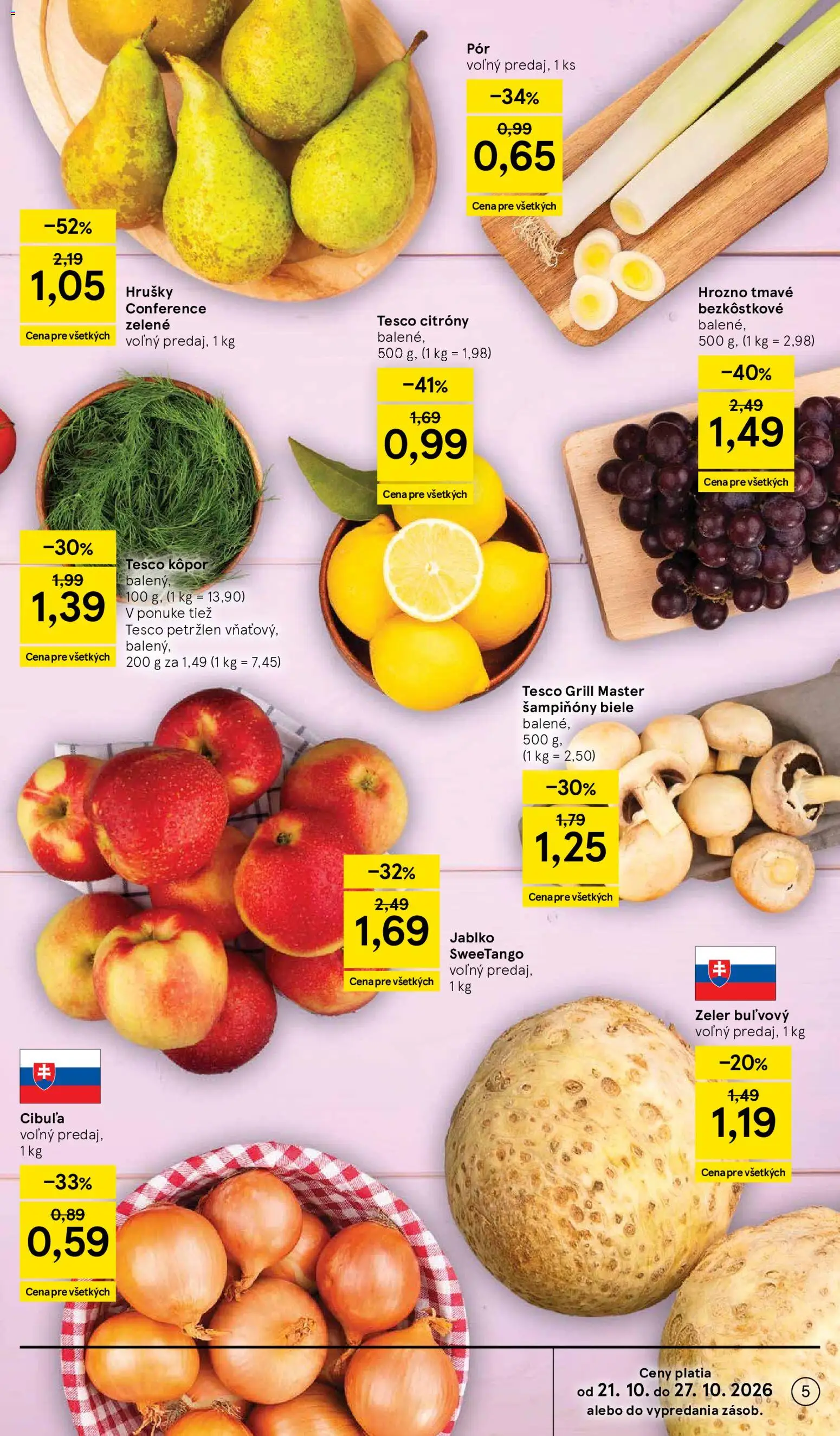 Tesco Hypermarket - leták Leták in Slovensko