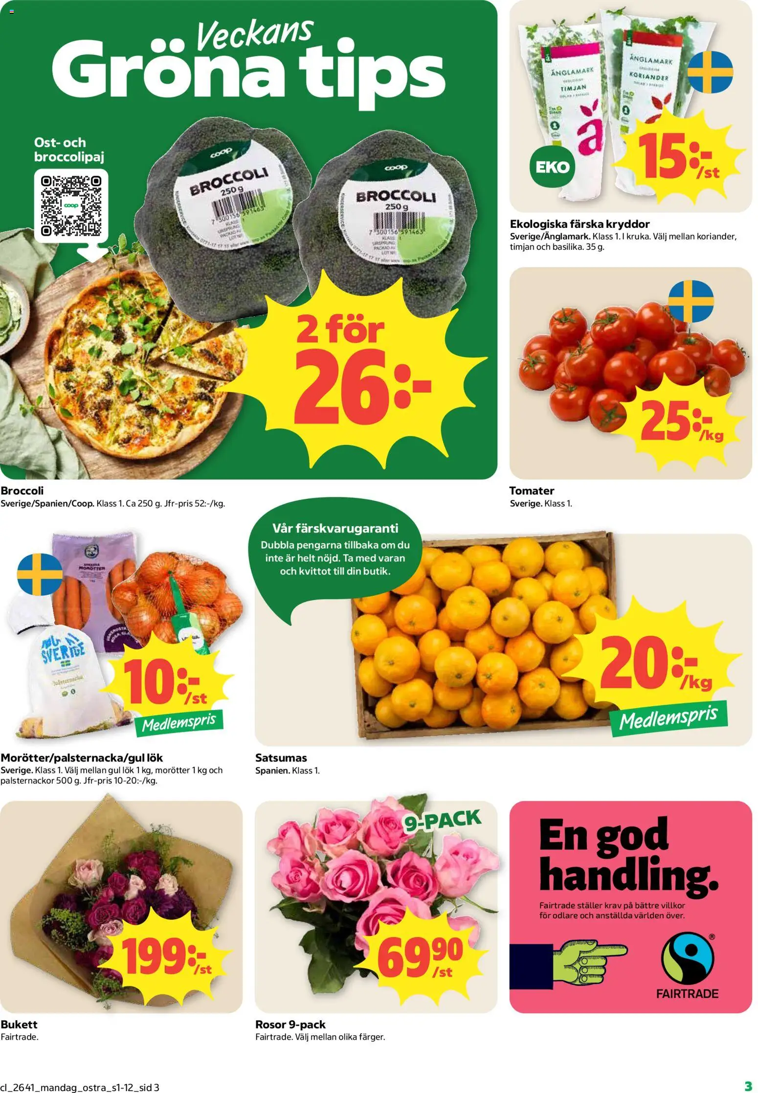 Coop Daglivs erbjudanden Reklamblad in Sverige