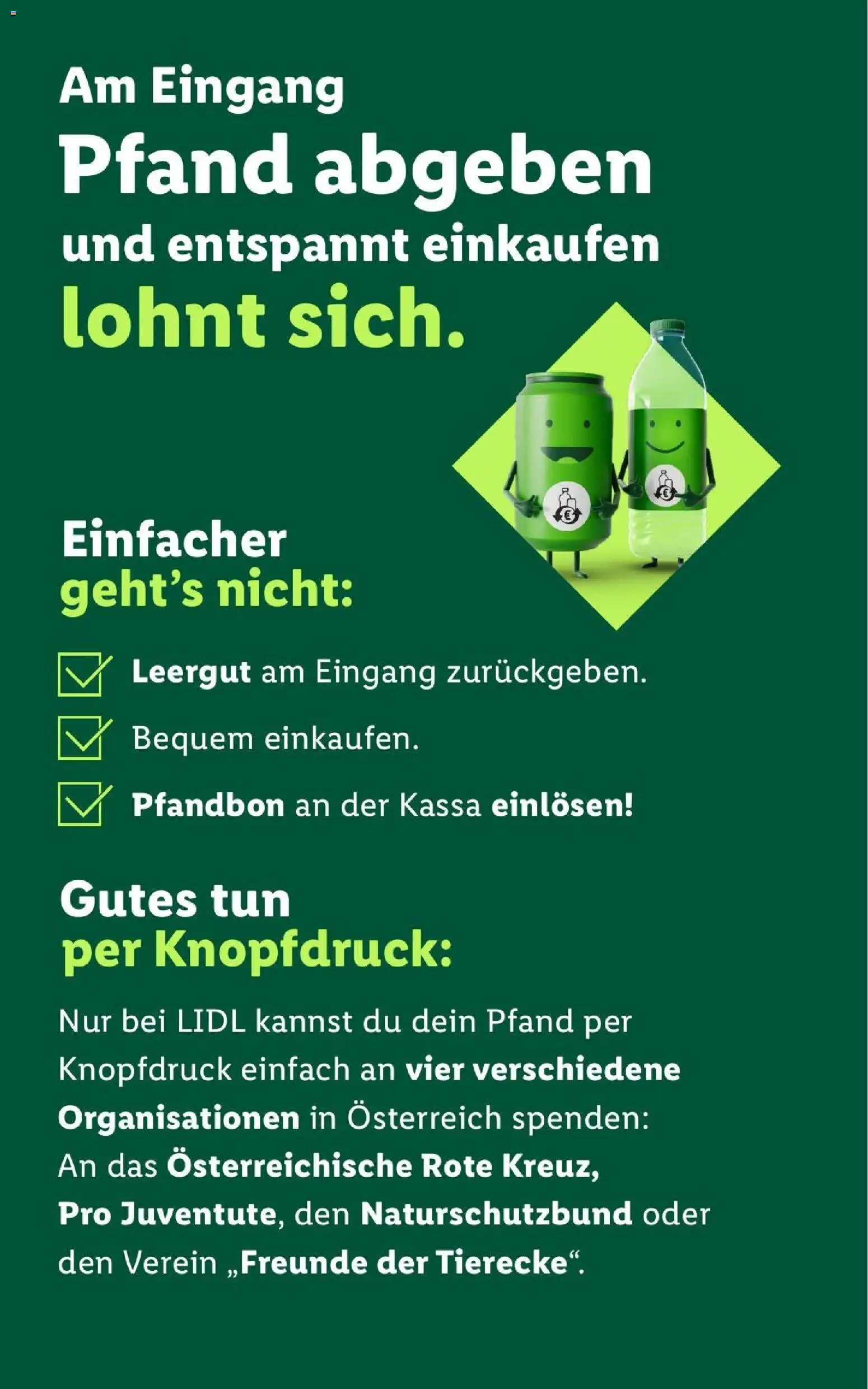 Lidl - Flugblatt Flugblatt in Österreich