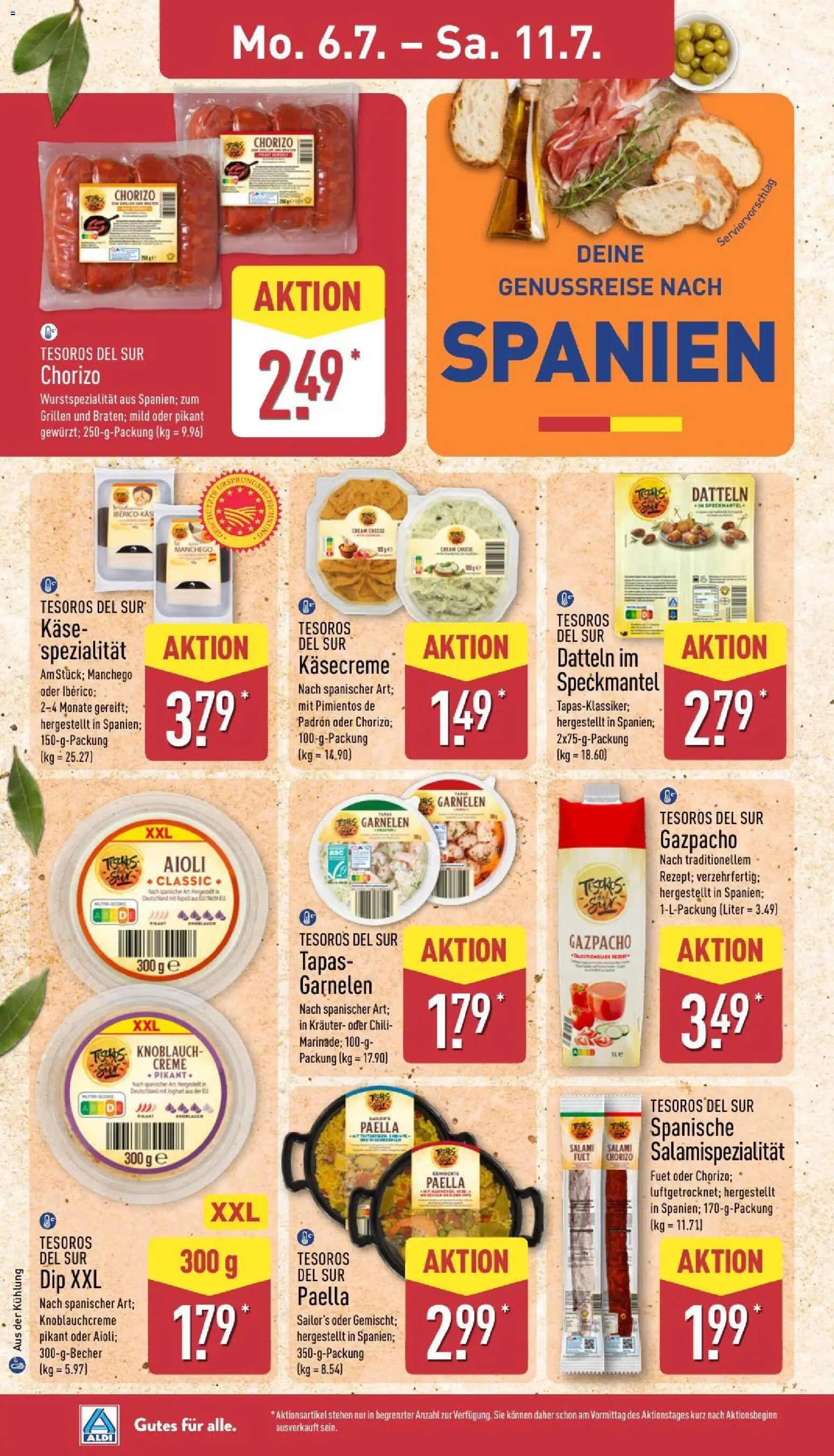 Aldi Prospekt | 06.07.2026 | Wie erhält man einen begrenzten Rabatt? | Deutschland