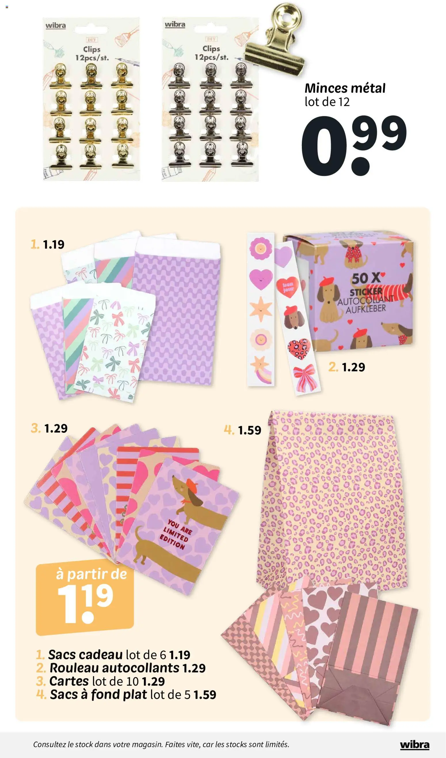 Wibra catalouge Catalogue in France