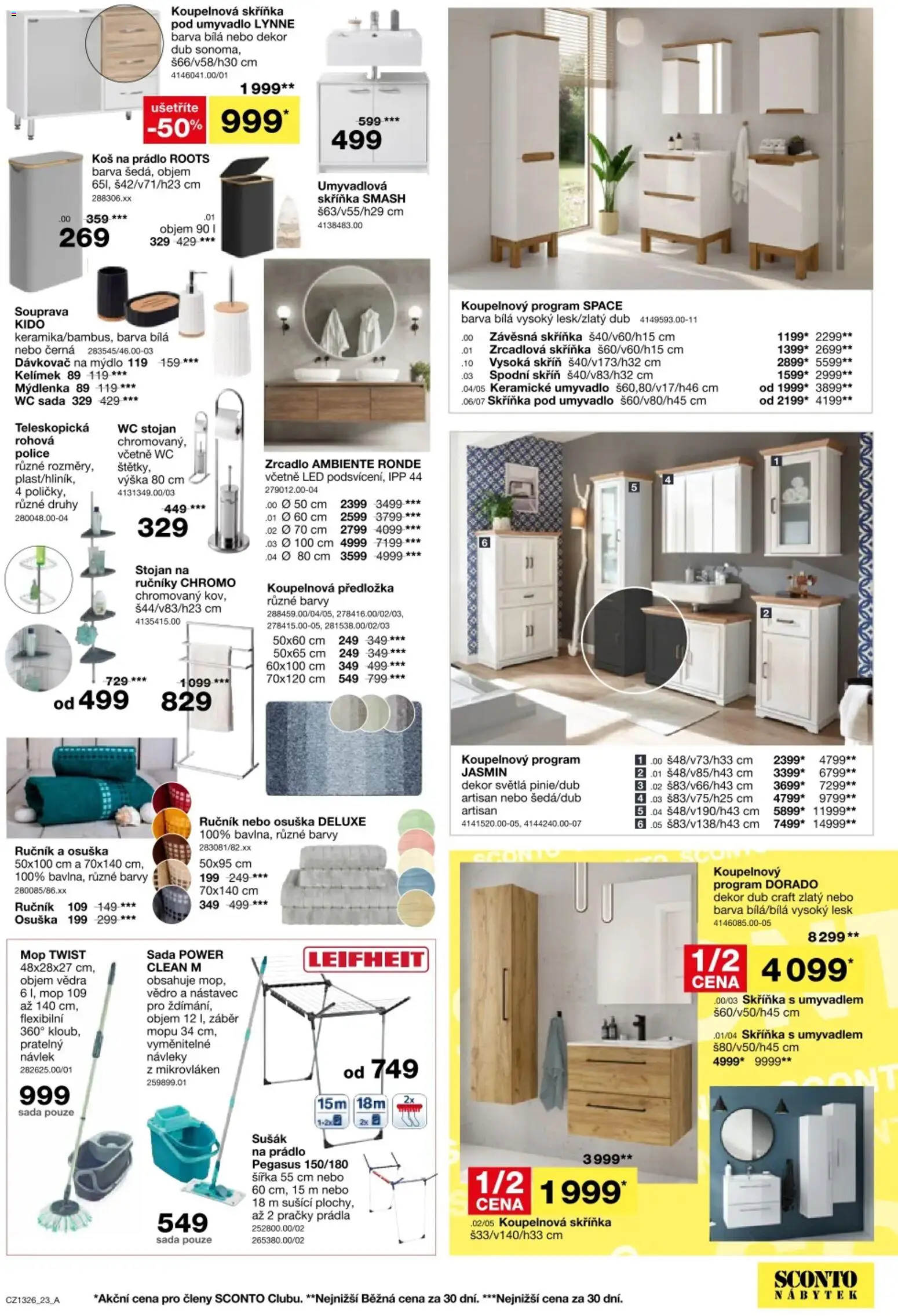 Sconto nábytek leták Leták in Česko