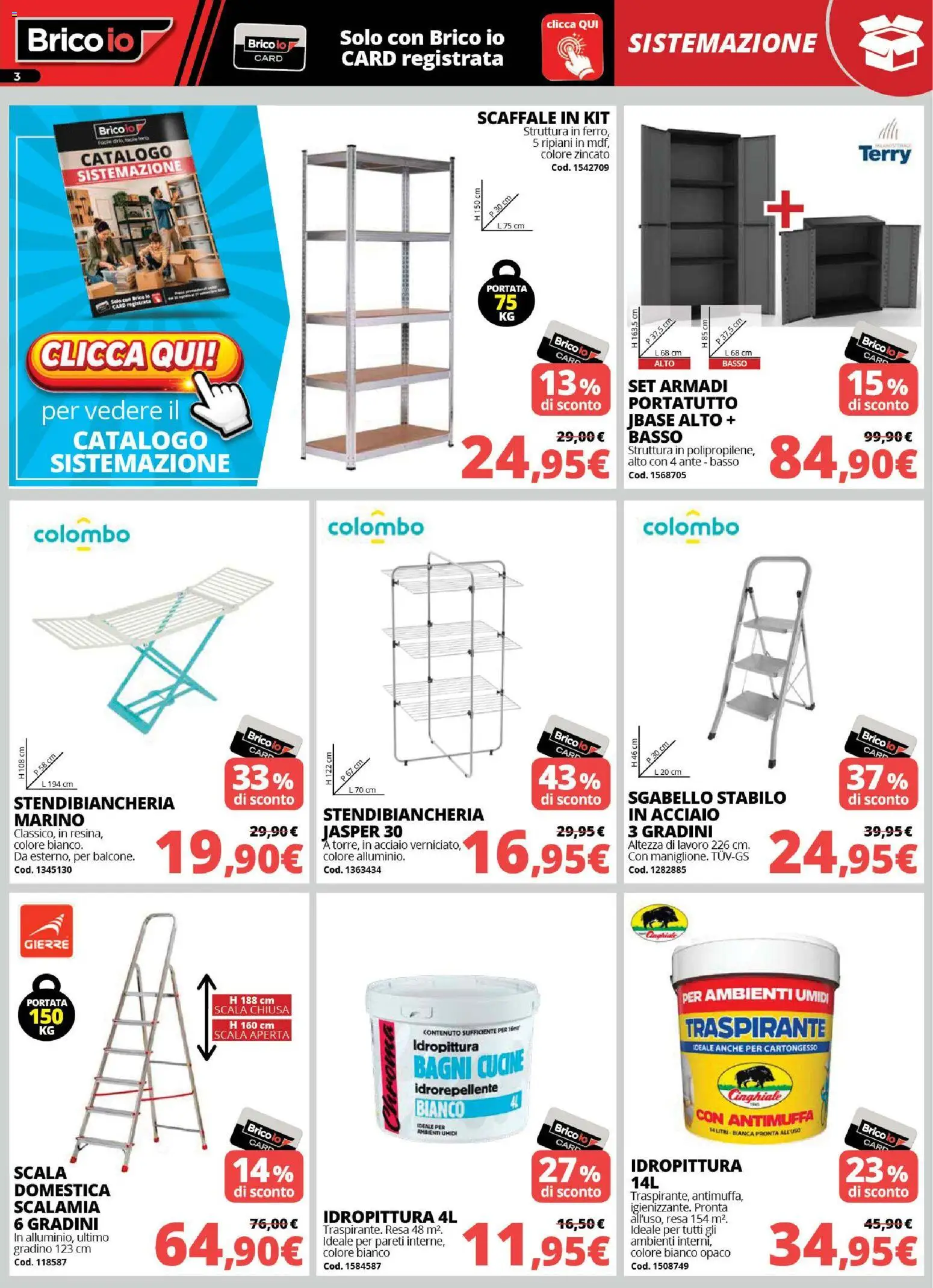 Brico io volantino Volantino in Italy