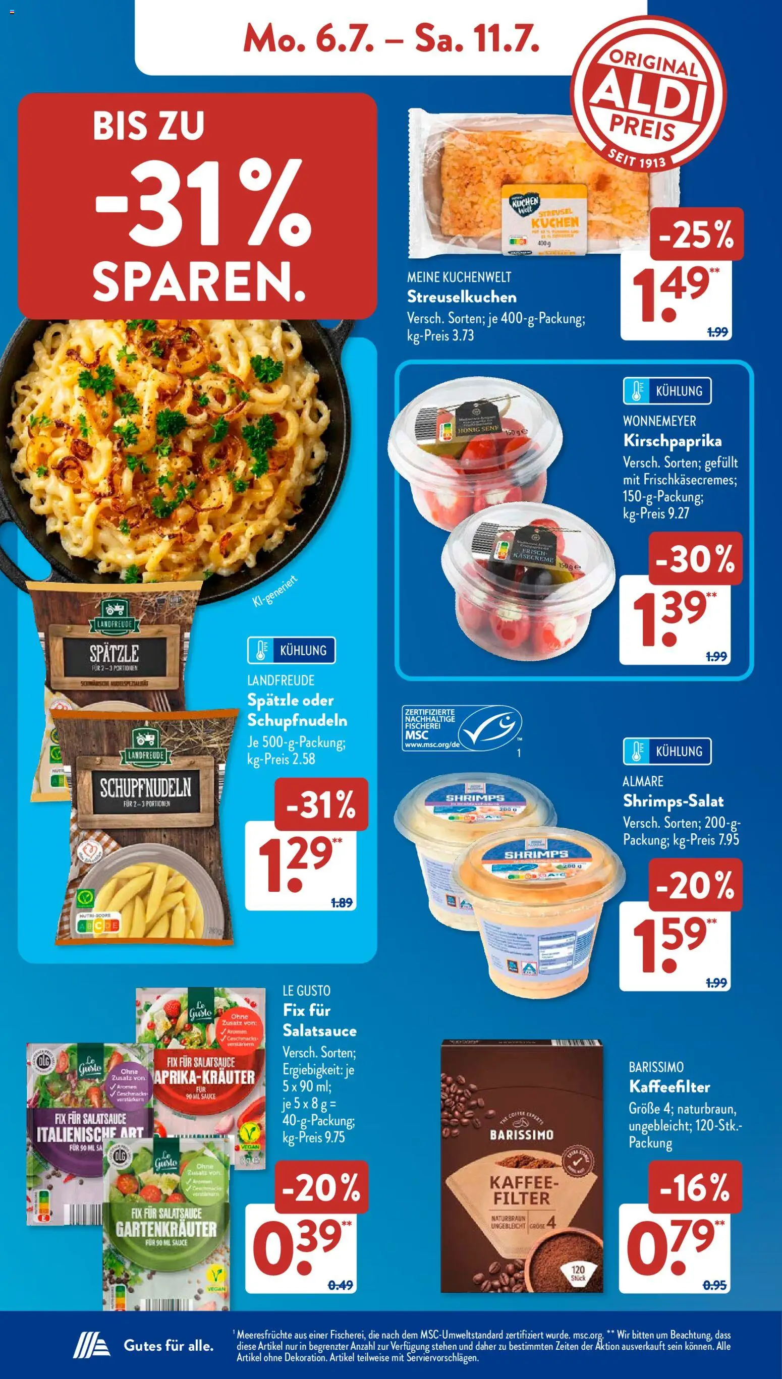 Aldi Süd Prospekt | 06.07.2026 | Wie erhält man einen begrenzten Rabatt? | Deutschland