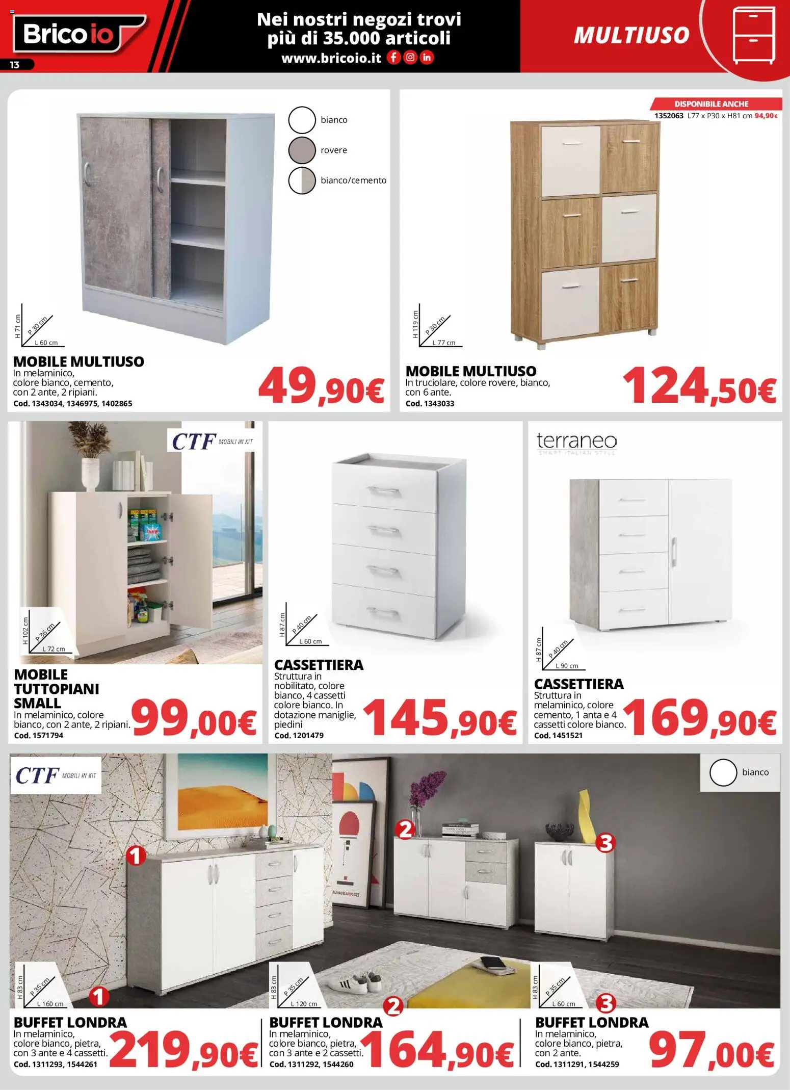 Brico io volantino Arredo Volantino in Italy