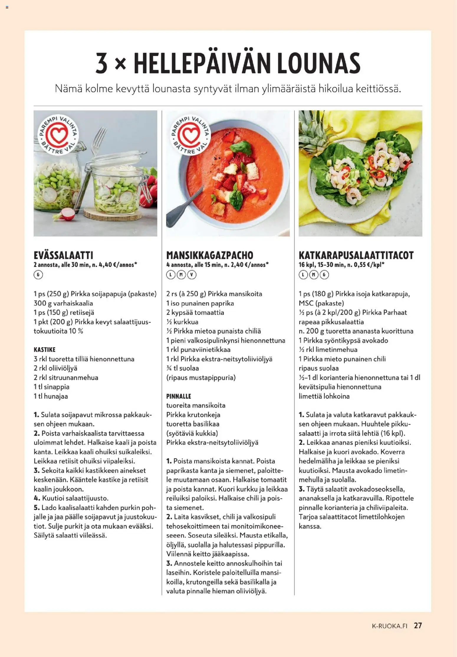 🛍️ K-Market tarjoukset - K-Ruoka alkaen 10/06/2026 » Katso huipputarjoukset ja säästä jo tänään! 💰 | Suomi