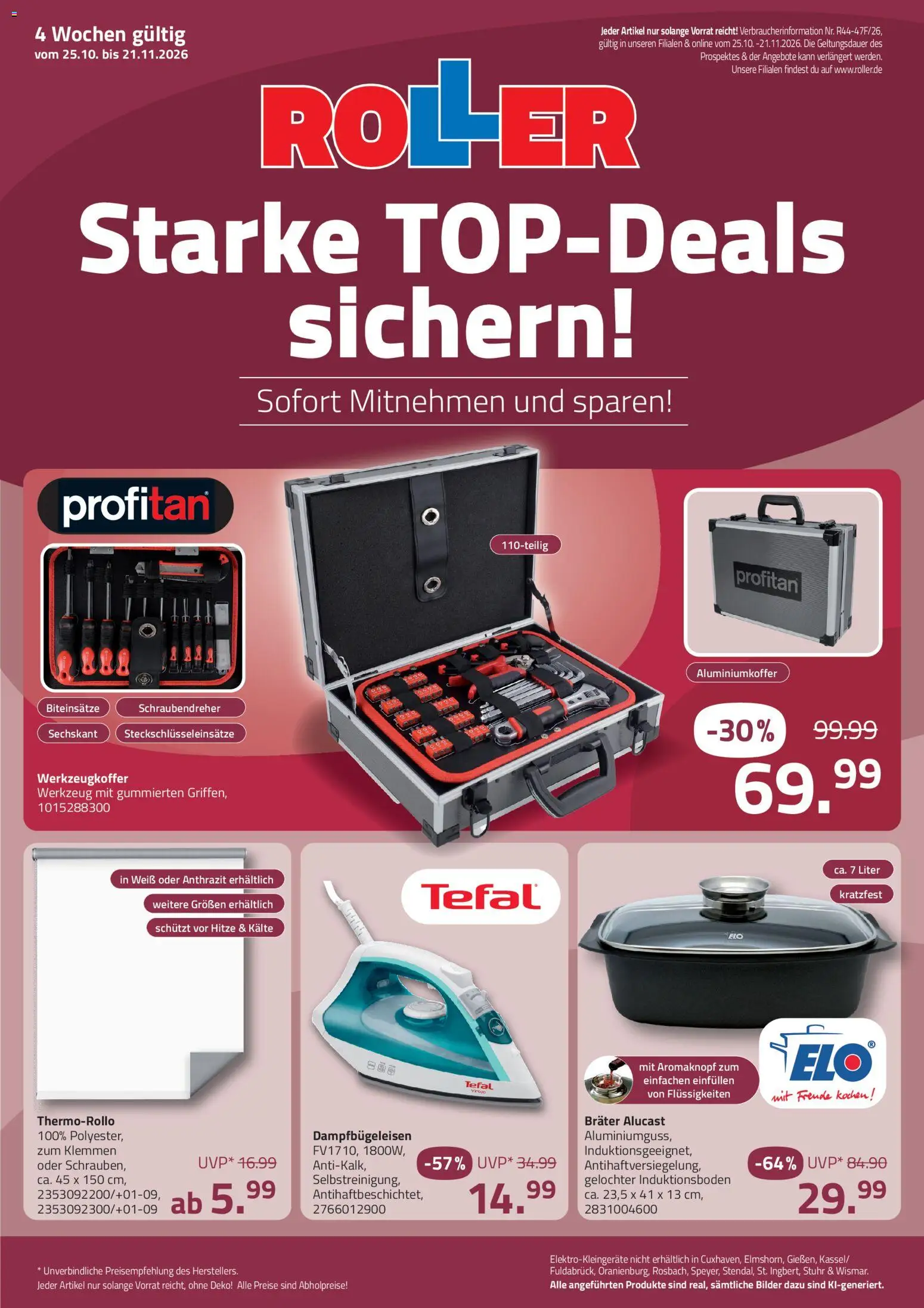 Roller Prospekt Prospekt in Deutschland