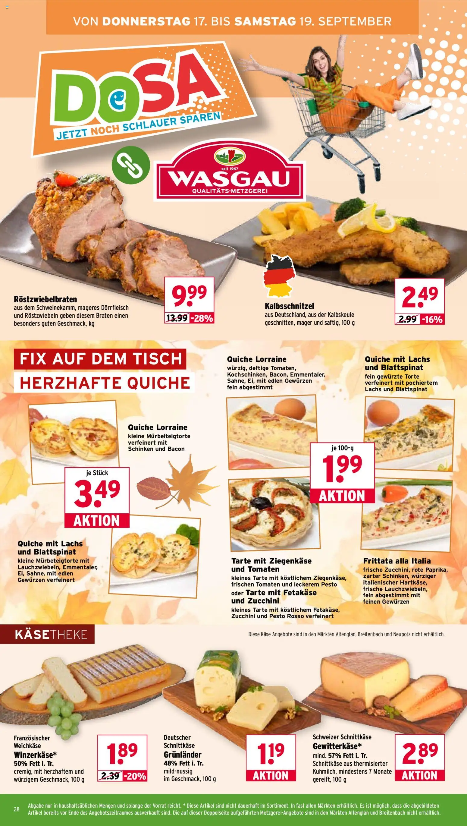 Wasgau Prospekt Prospekt in Deutschland