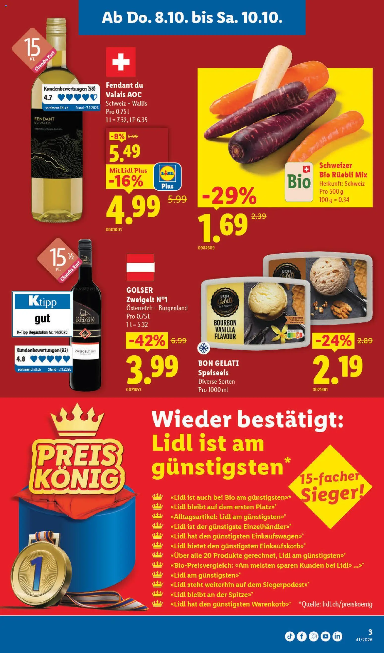 Lidl aktionen Prospekt in Schweiz