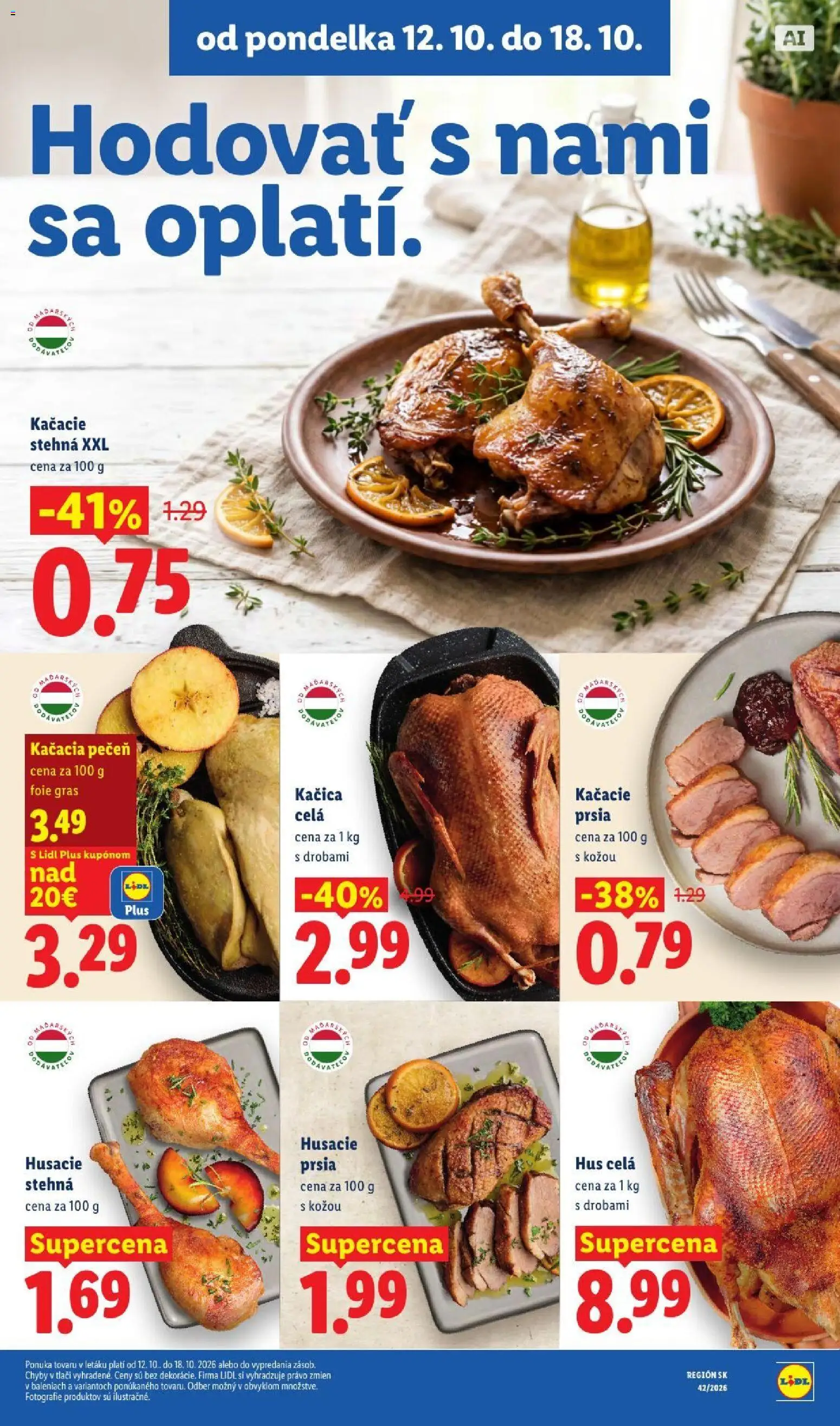 Lidl leták Leták in Slovensko