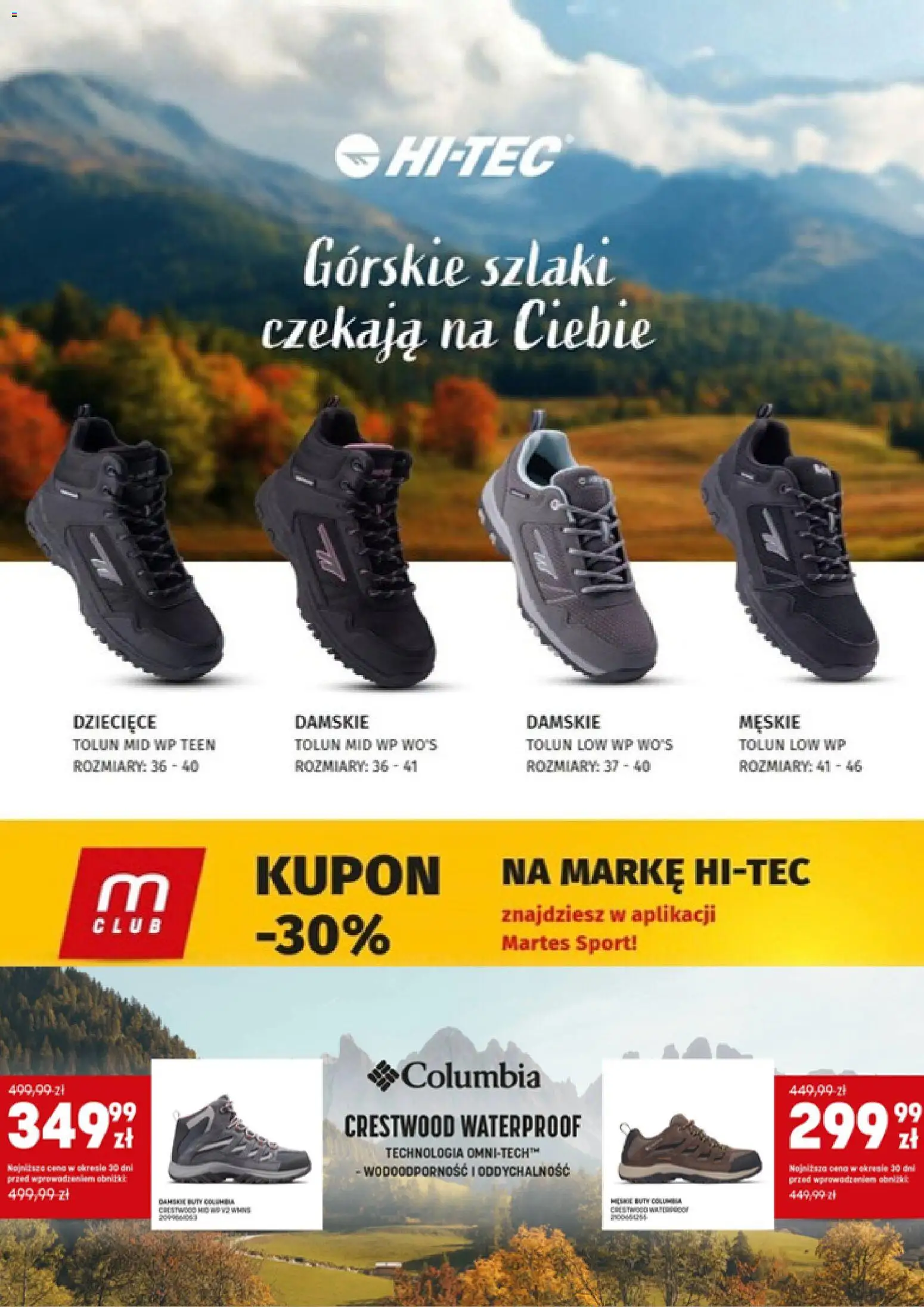 Martes sport promocje Gazetka in Polska