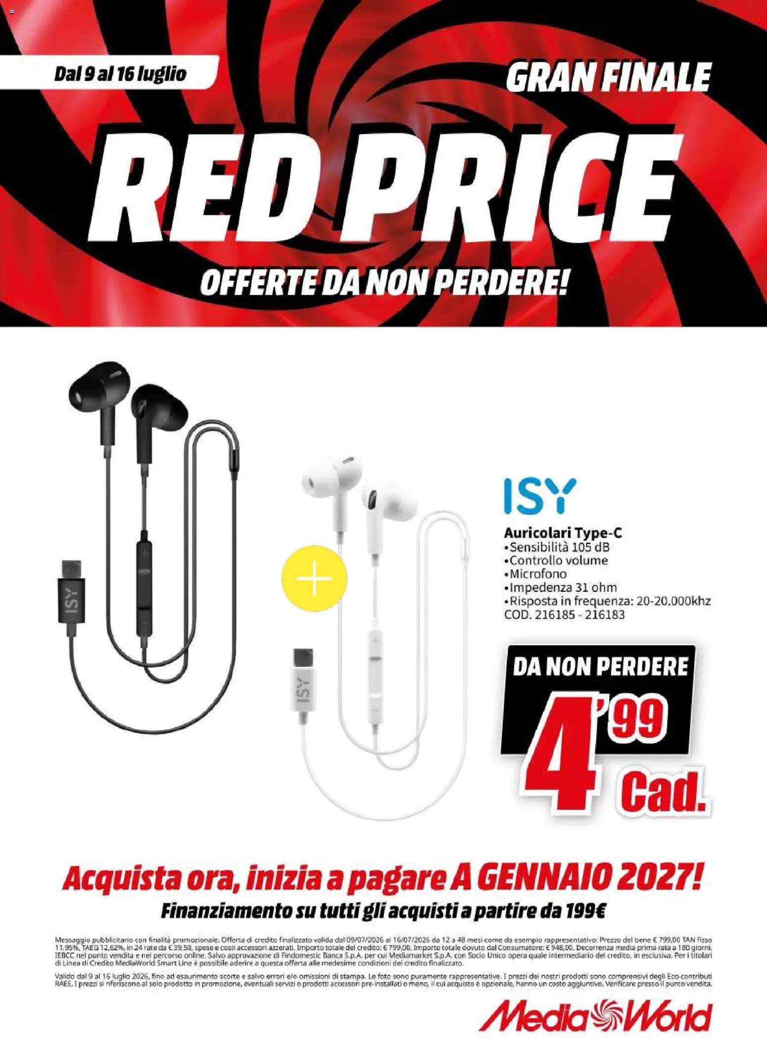 📣 Volantino Media World dal 📅 09/07/2026 - Scopri le offerte ora!🔥 | Italy