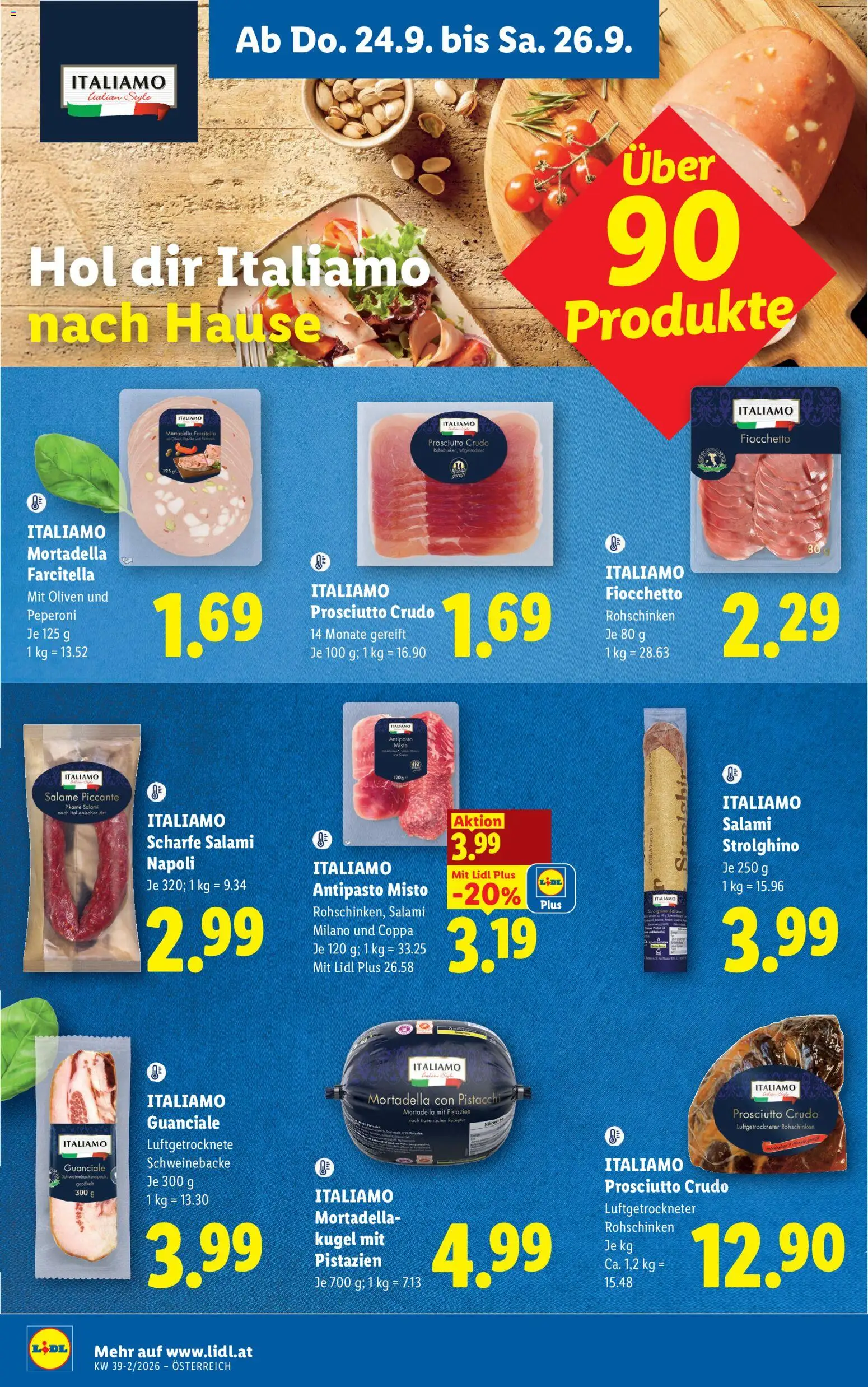 Lidl - Flugblatt Flugblatt in Österreich