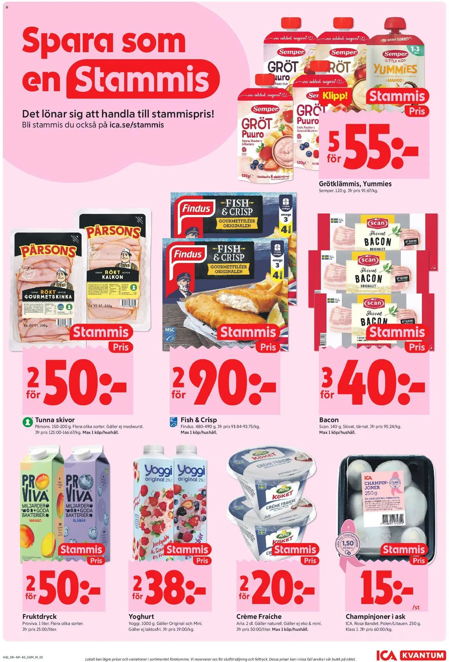 ICA Kvantum erbjudanden Reklamblad in Sverige