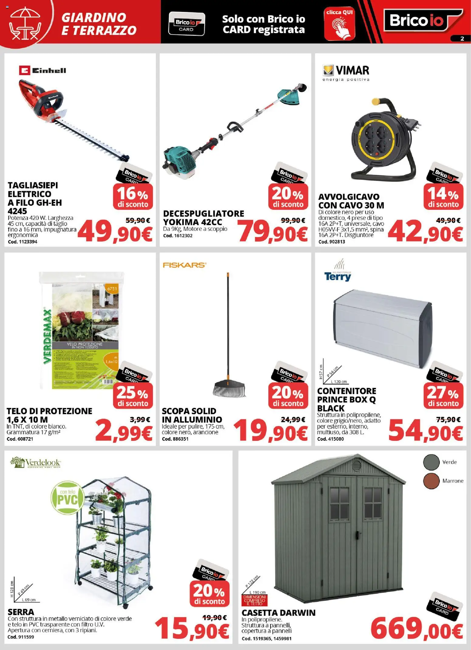 Brico io volantino Volantino in Italy