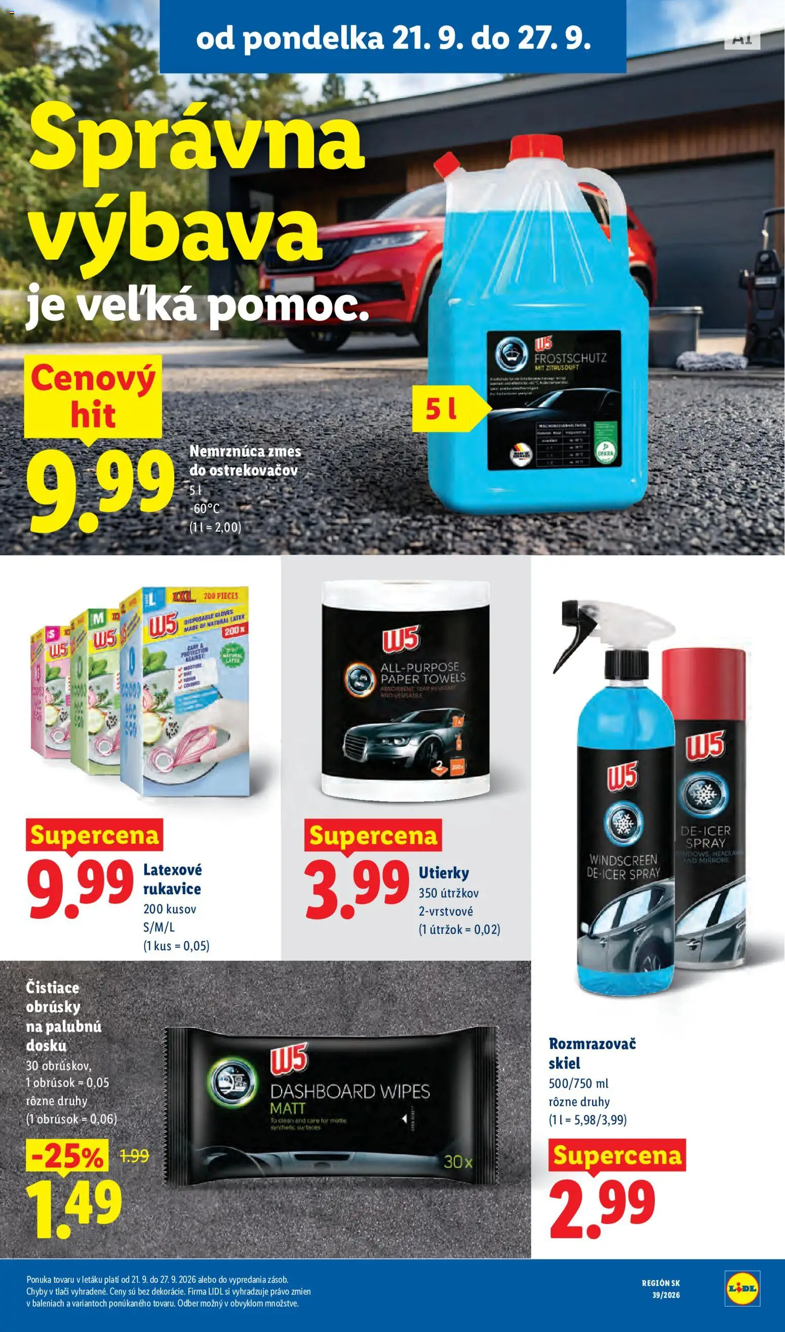 Lidl leták Leták in Slovensko