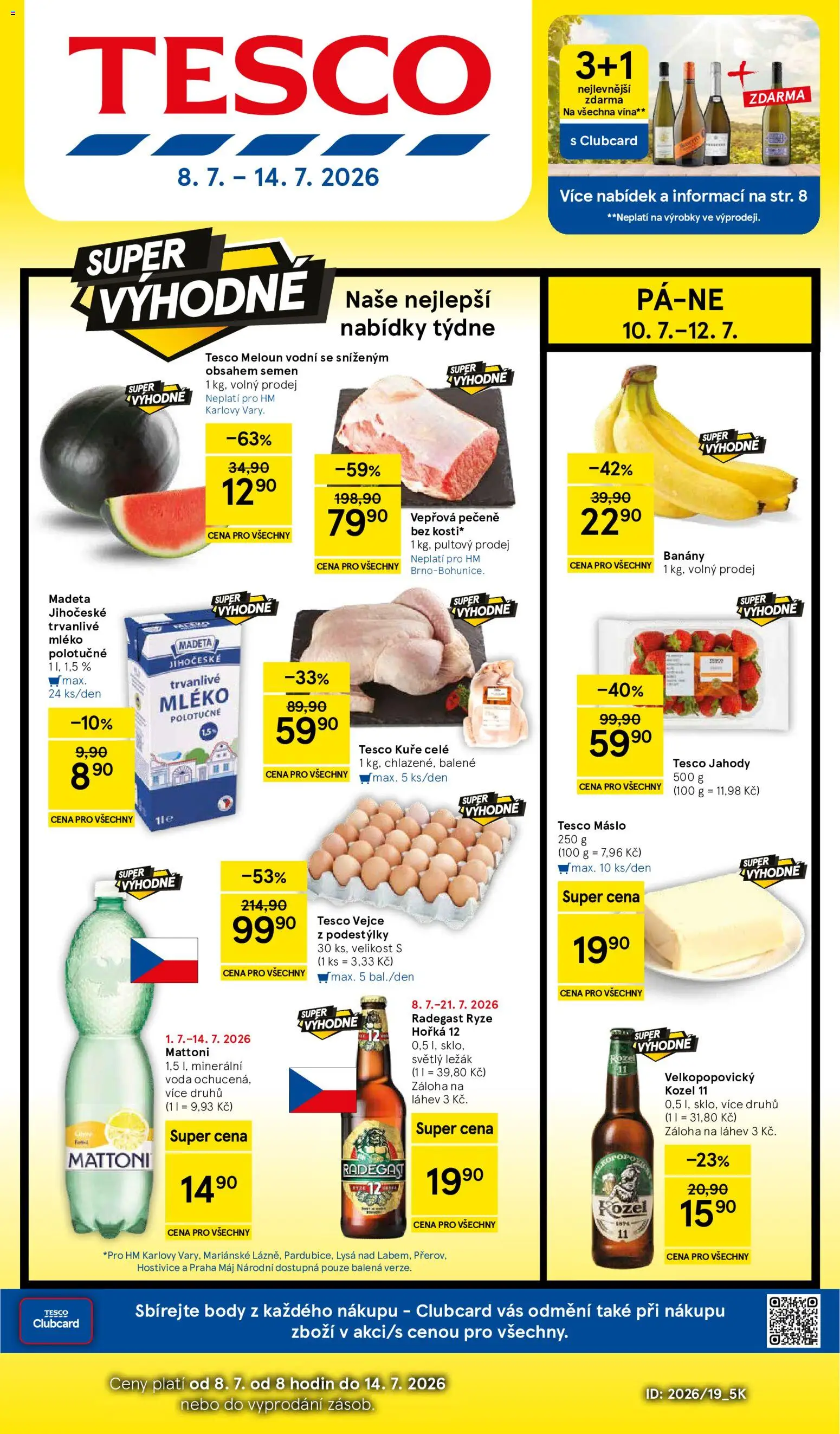Toto nesmíte zmeškat - aktuální slevy v letáku Tesco 08.07.2026! | Česko
