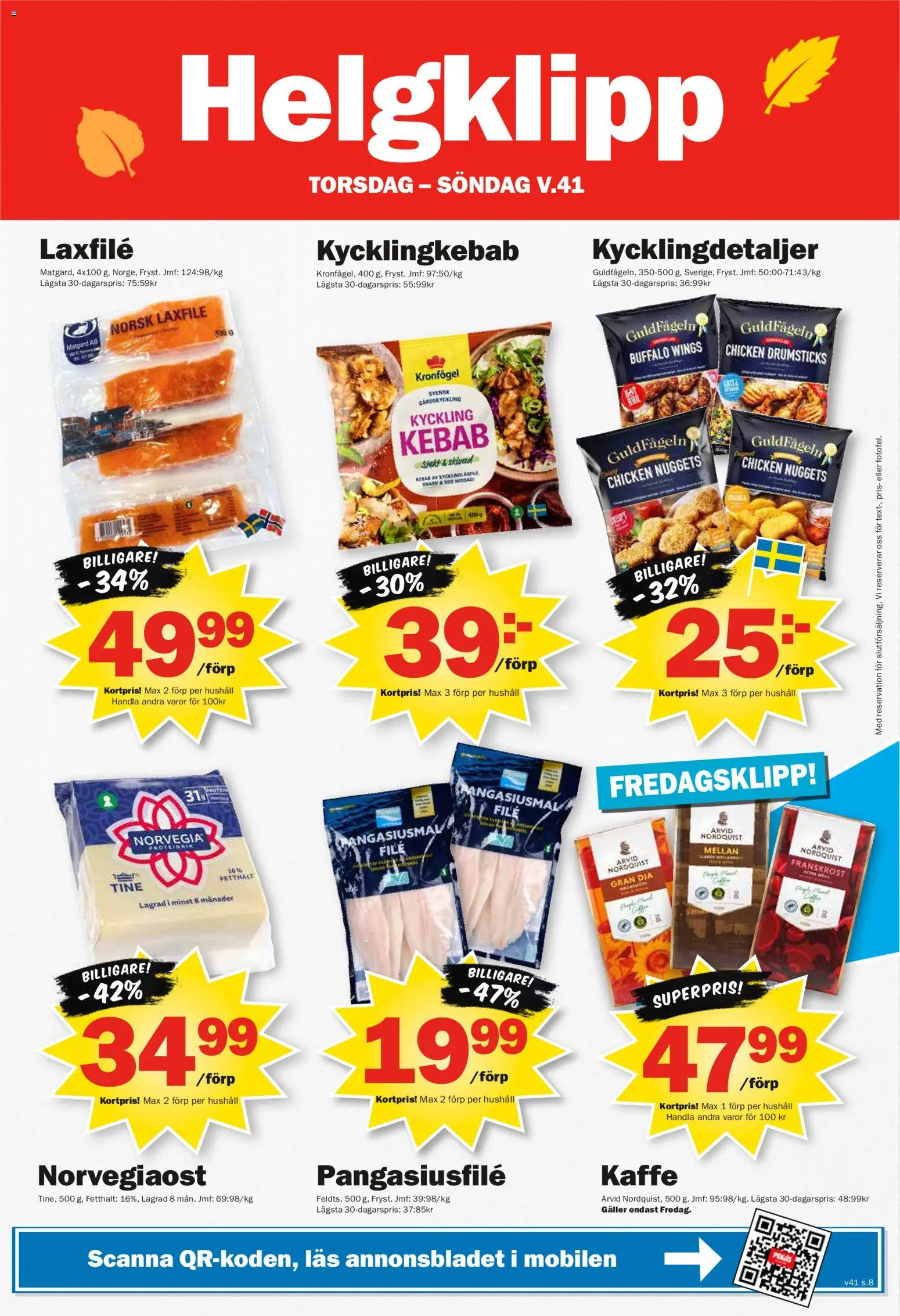 Pekås erbjudanden Reklamblad in Sverige